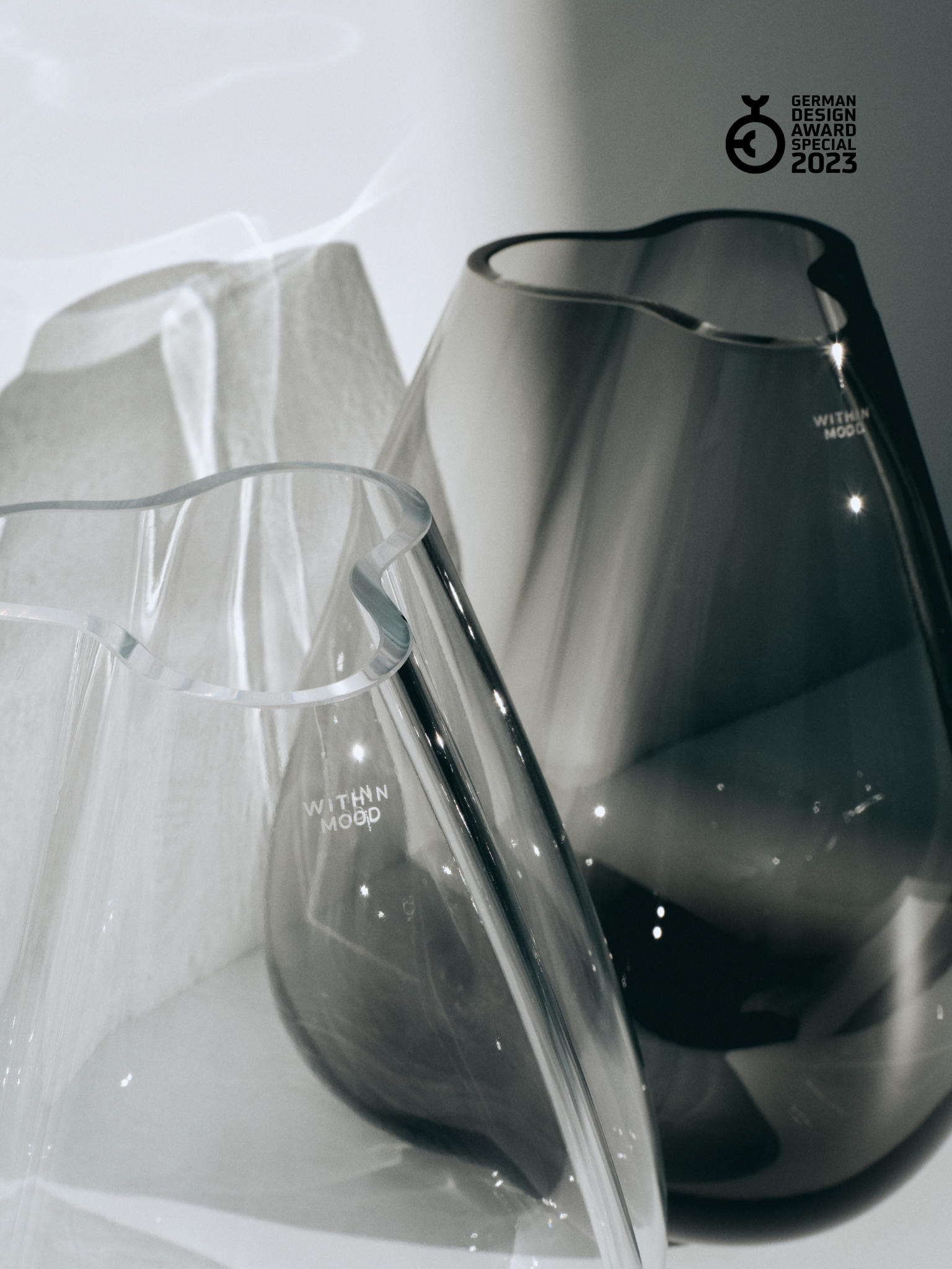 WITHIN MOOD THE VASE G3 "tulip", grau