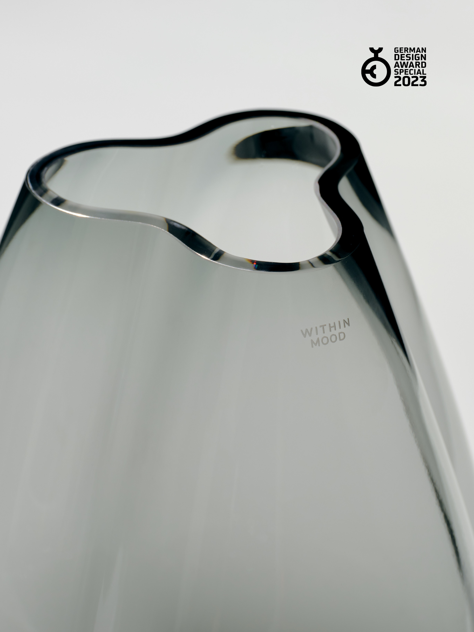 WITHIN MOOD THE VASE G3 "tulip", grau