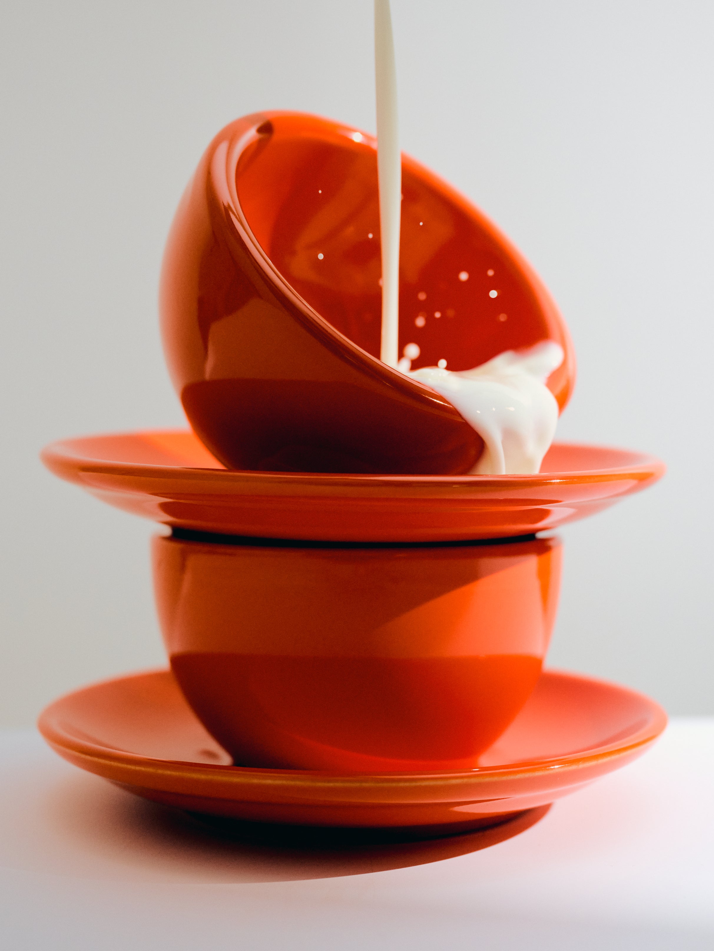 Cappuccino, orange, set of 2