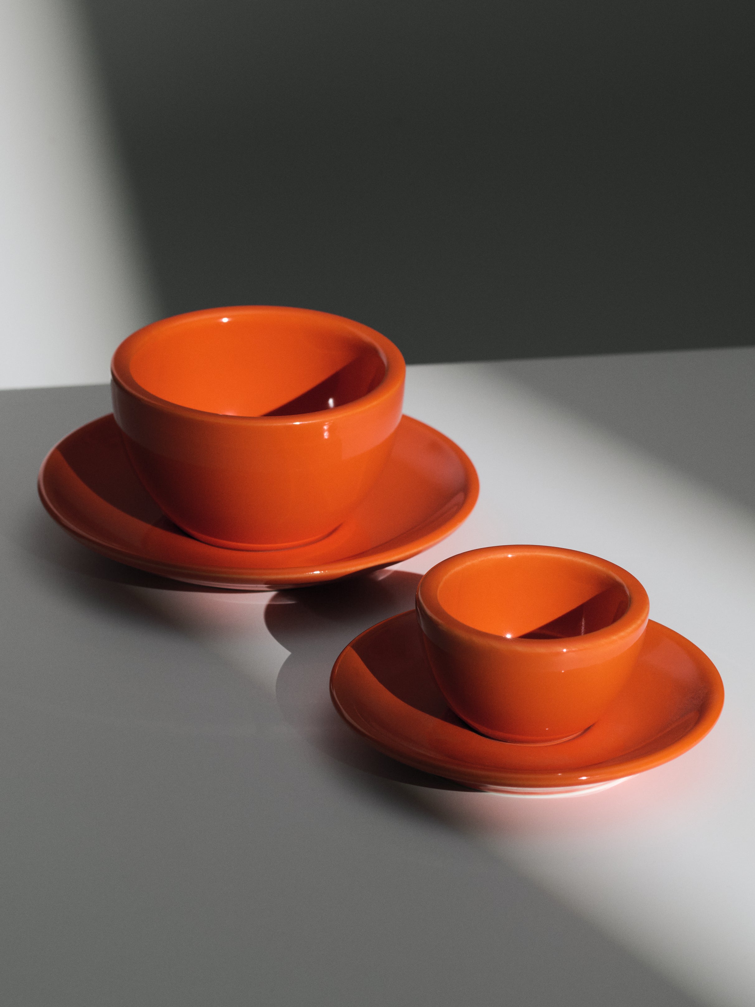 Cappuccino, orange, set of 2