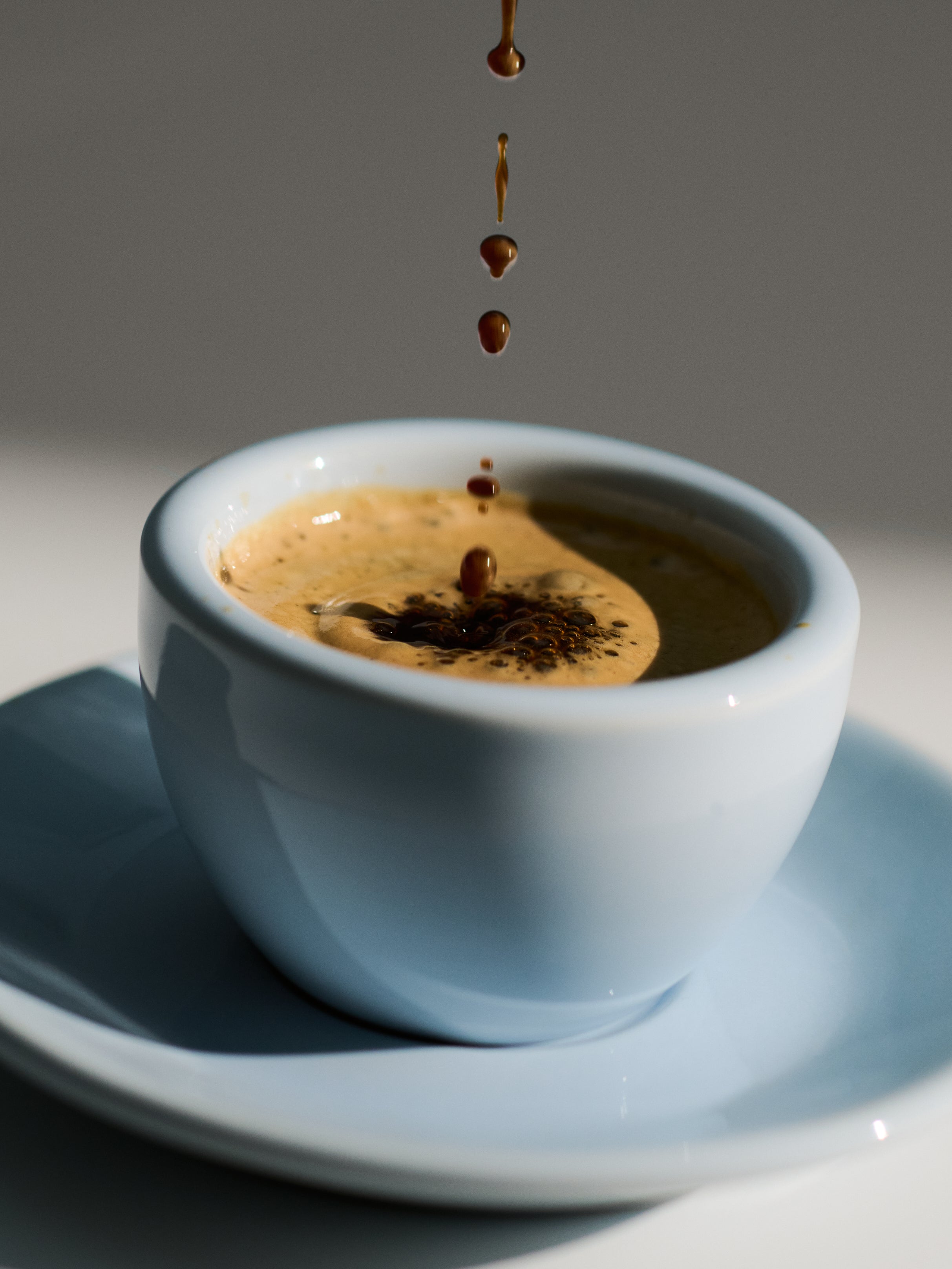 Espresso, baby blue, set of 2