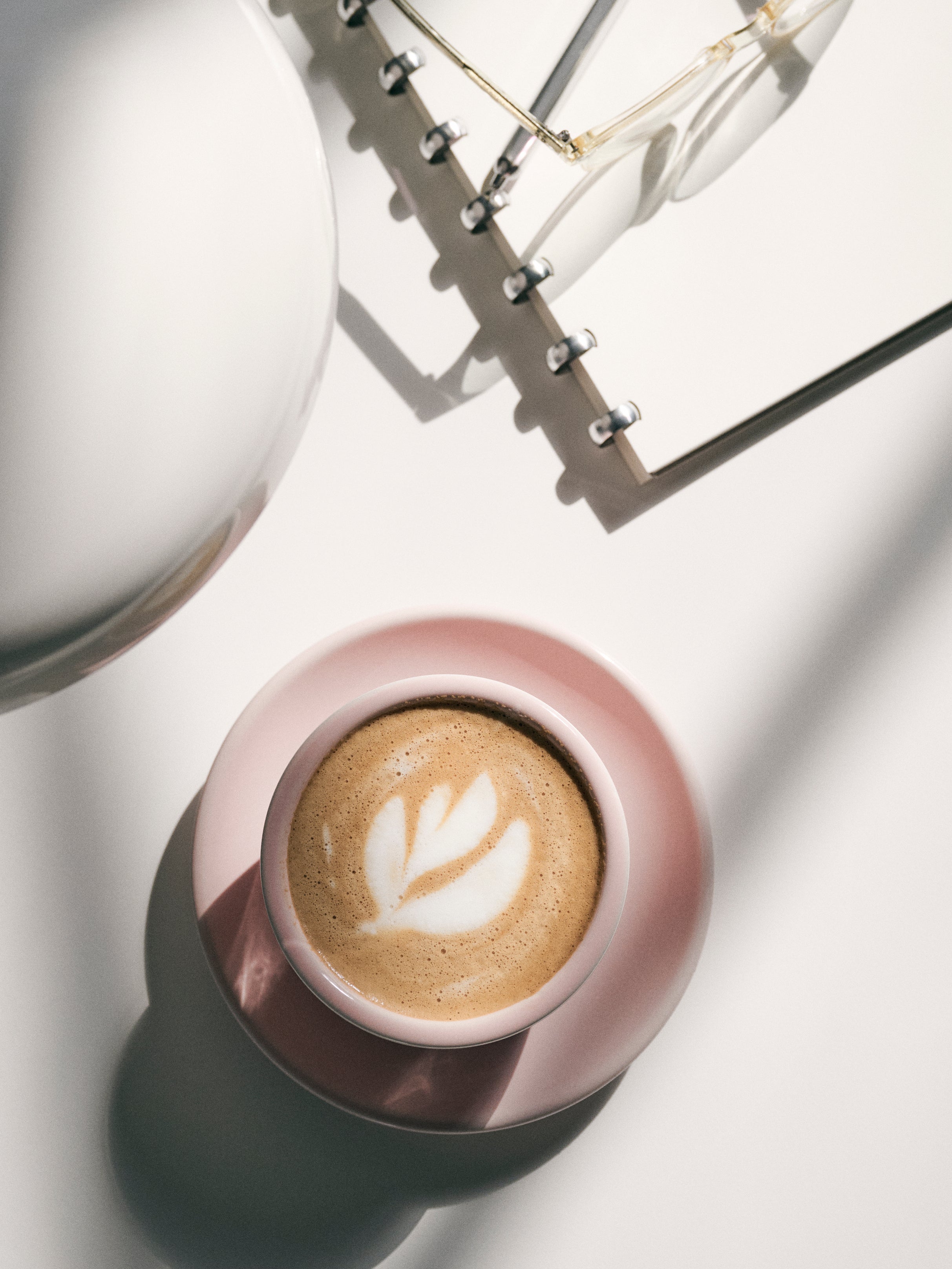 Cappuccino, milky pink, set of 2