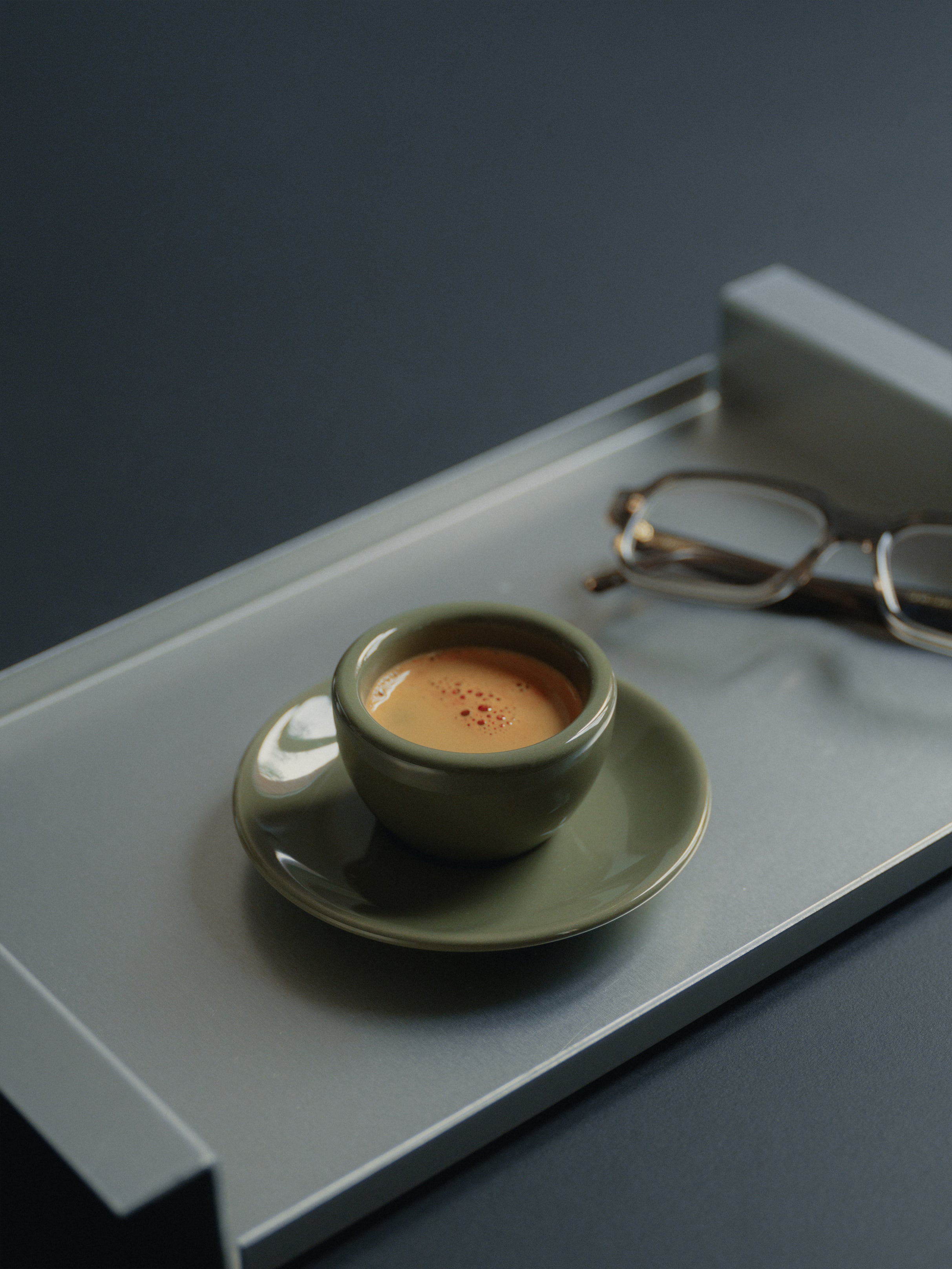 Espresso, forestis green, set of 2