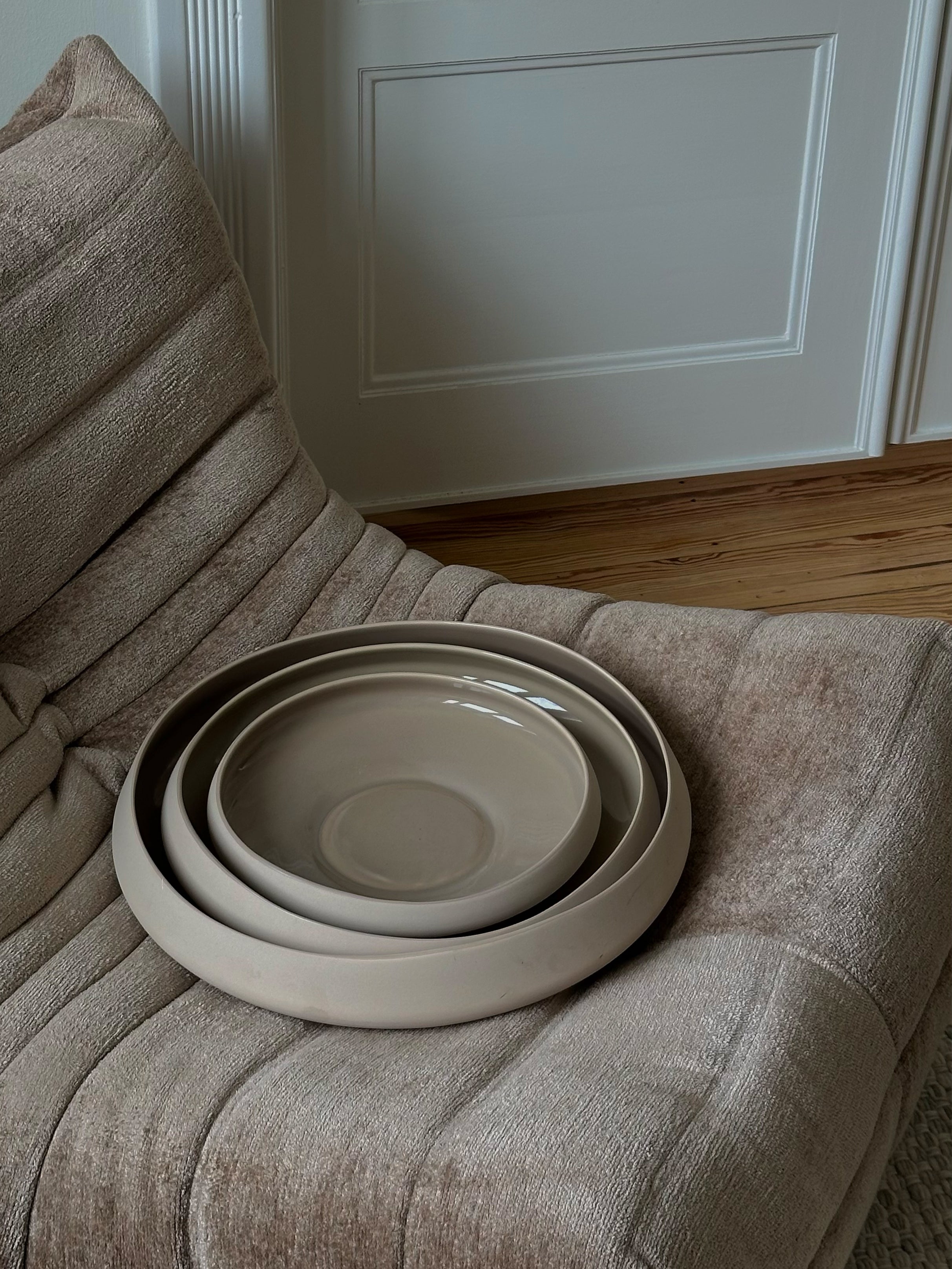 Centerpiece Set (All 3 sizes), small + medium + large, beige