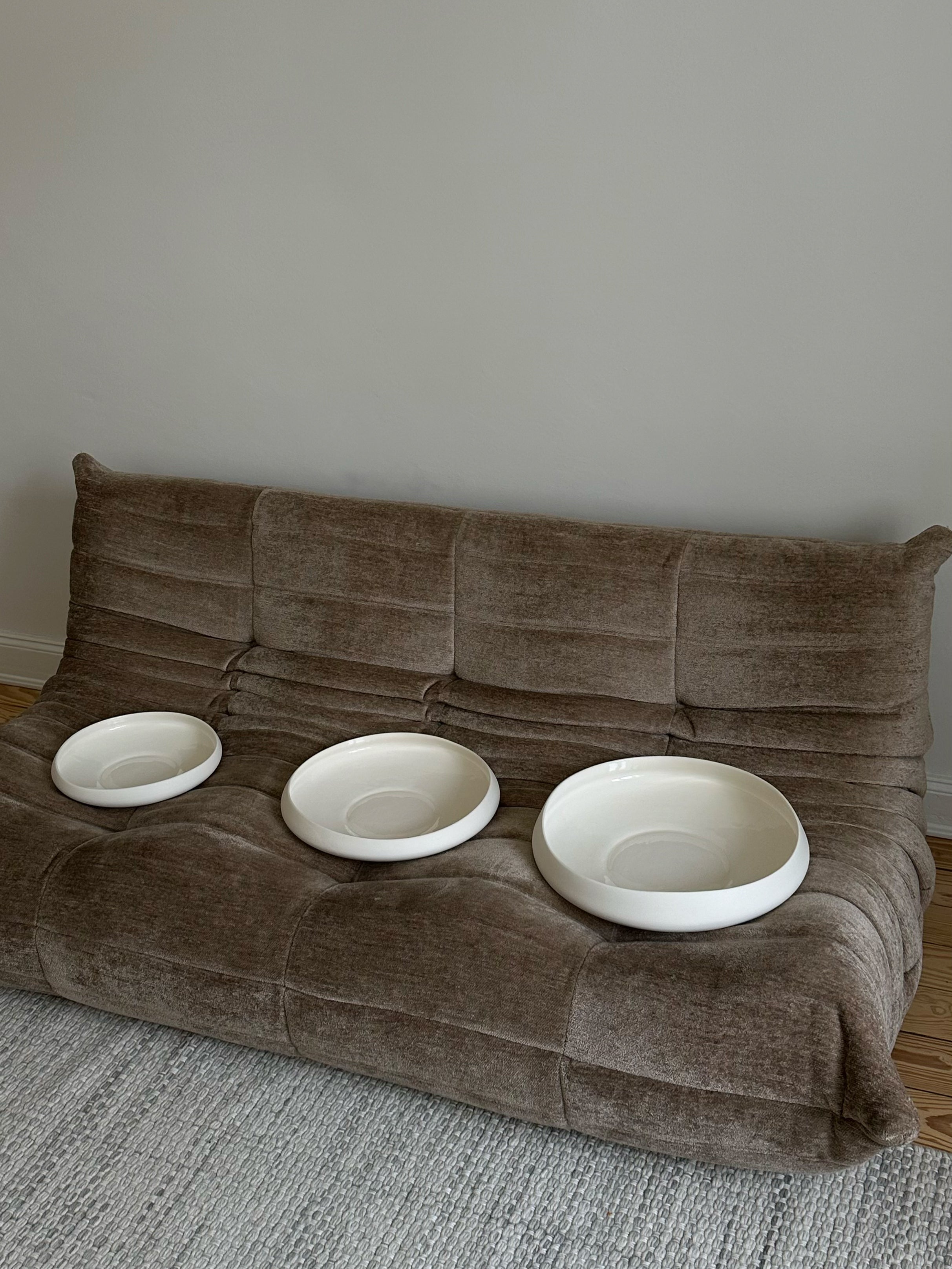 Centerpiece Set (All 3 sizes), small + medium + large, offwhite