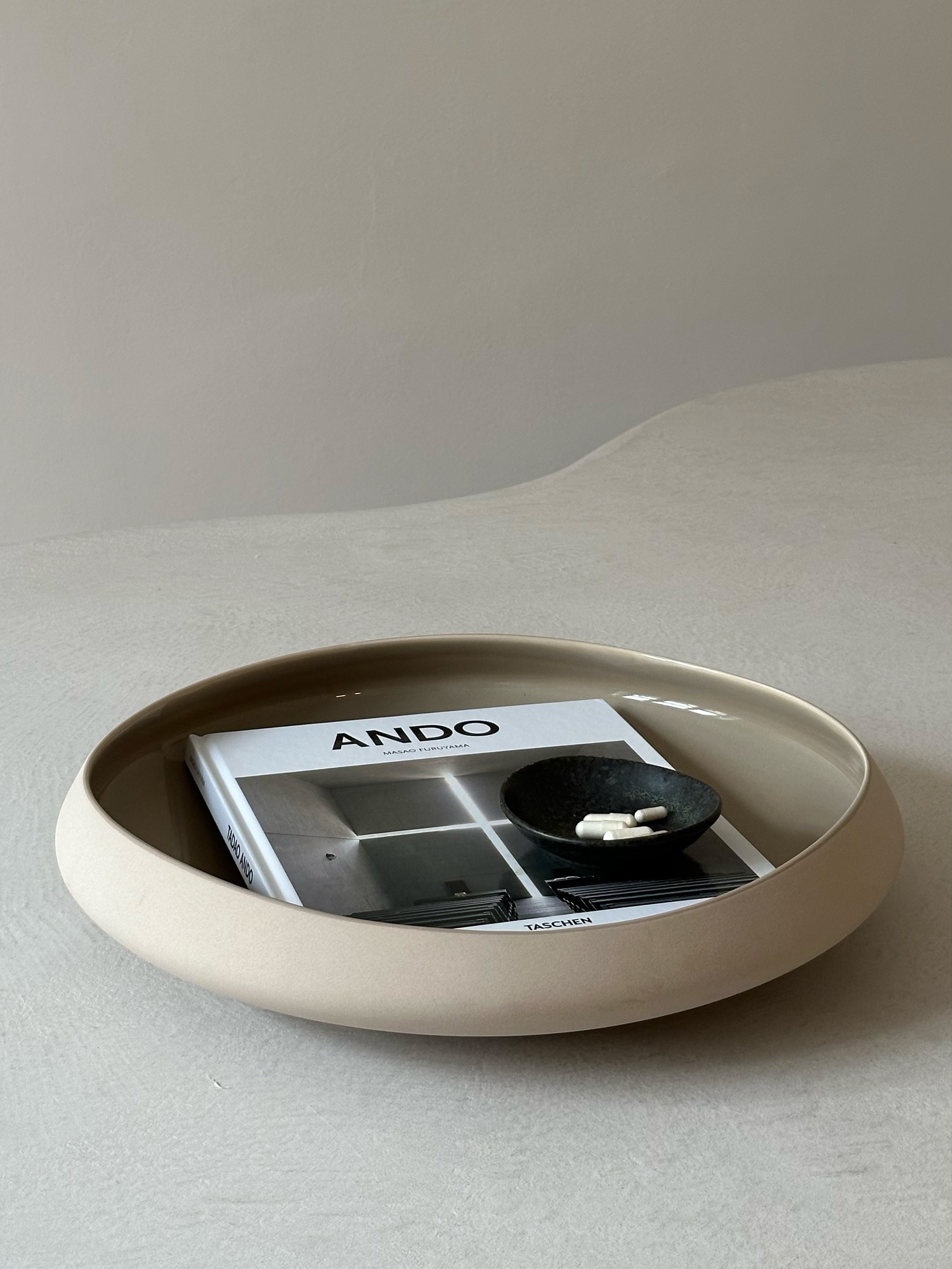 Centerpiece medium, beige