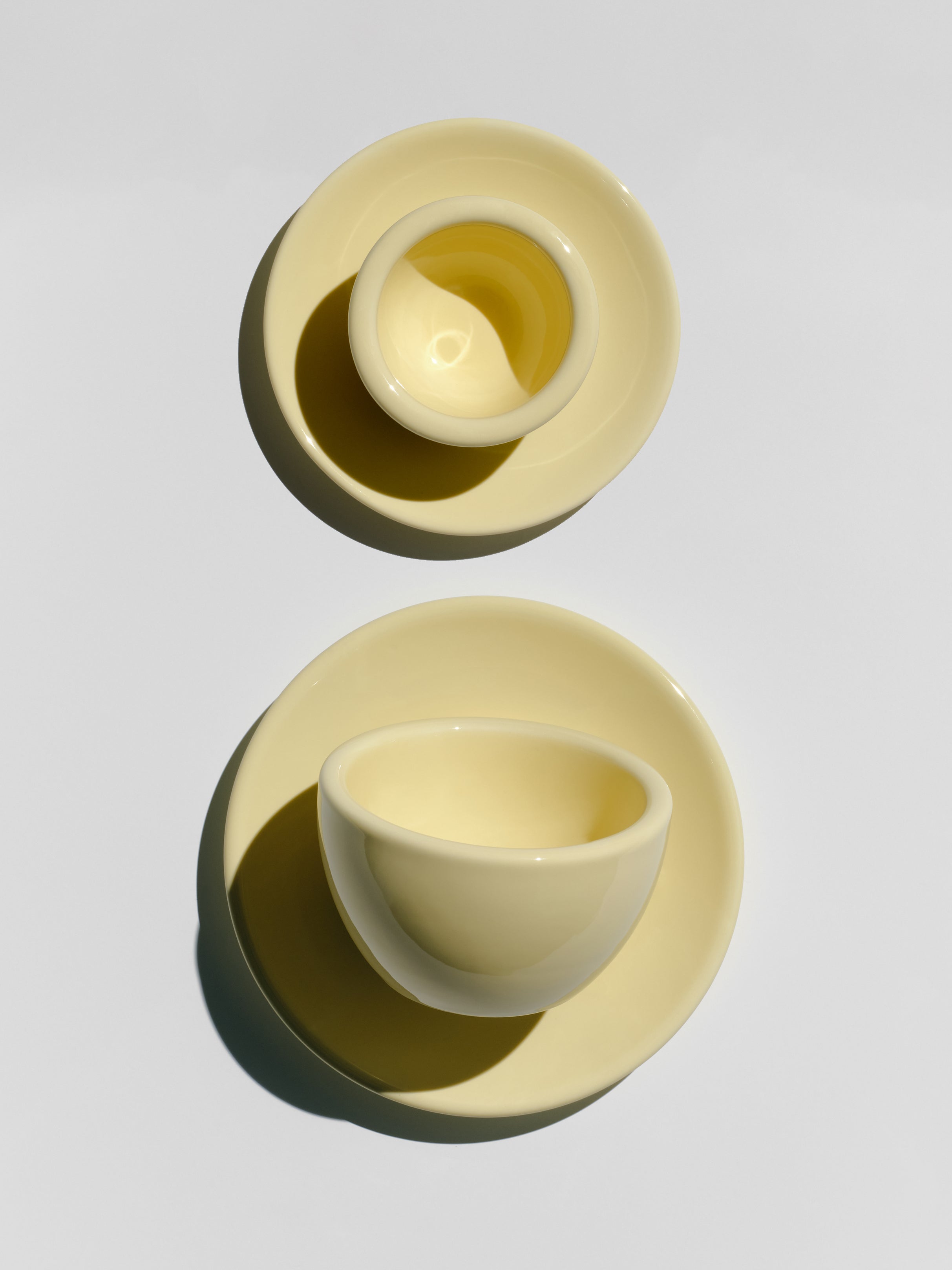 Coffee Bundle, Cappuccino + Espresso, butter, 2x set of 2