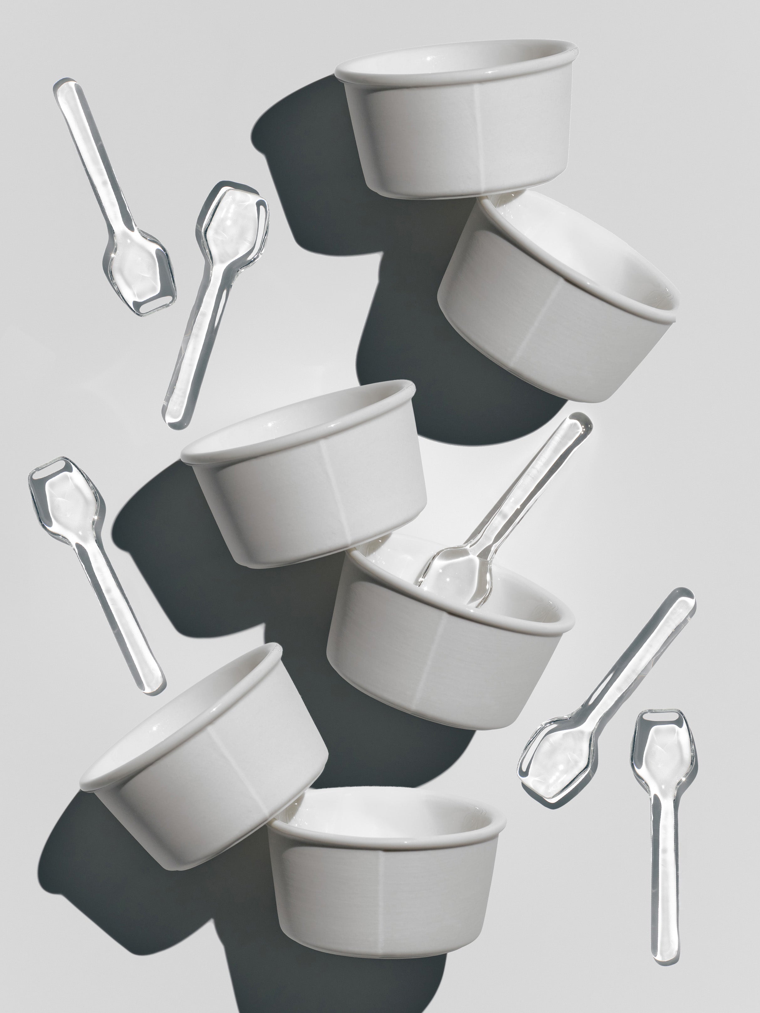 Gelato Cups & Spoons, 6x set of 2