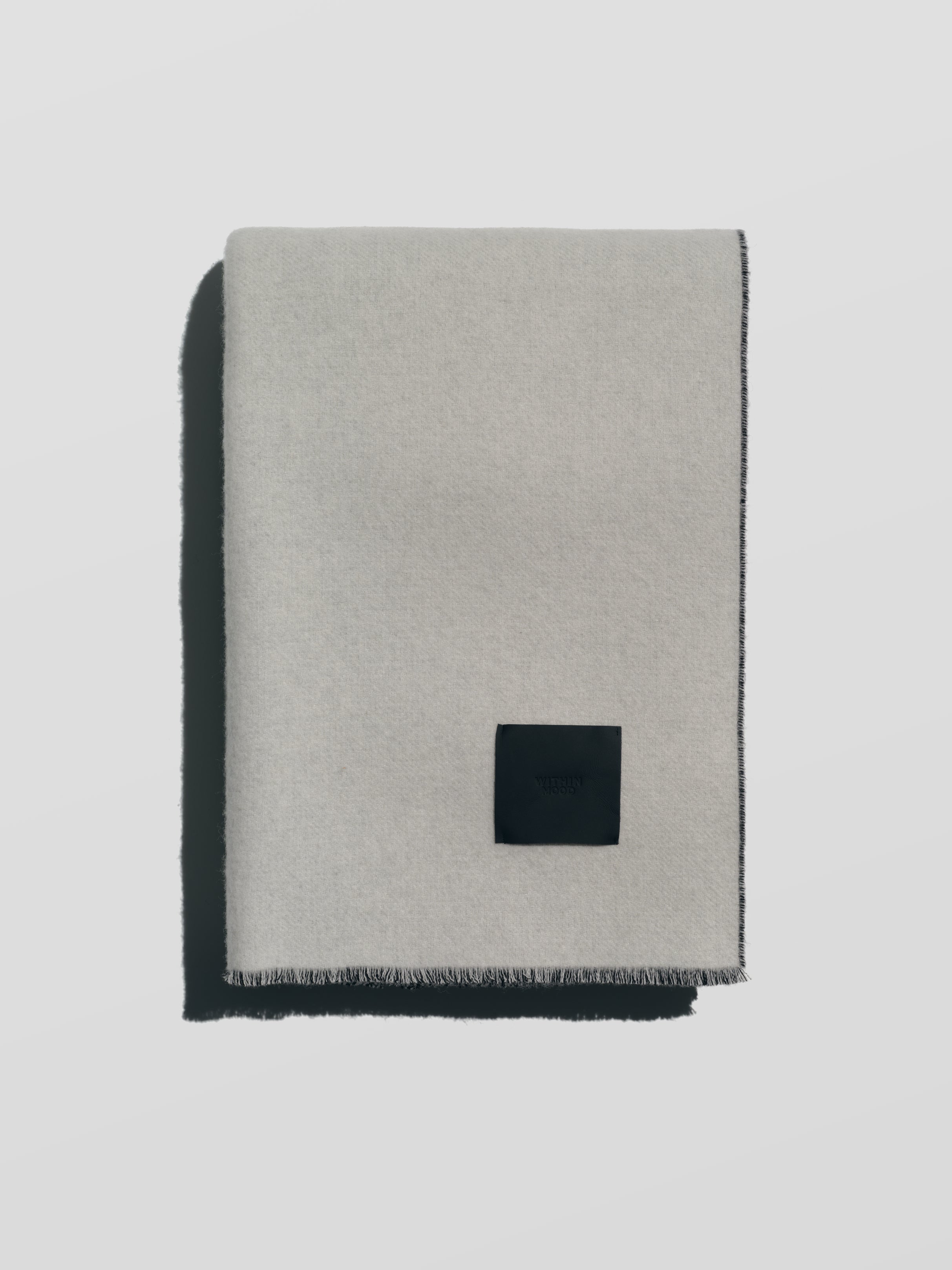 Blanket, offwhite/black