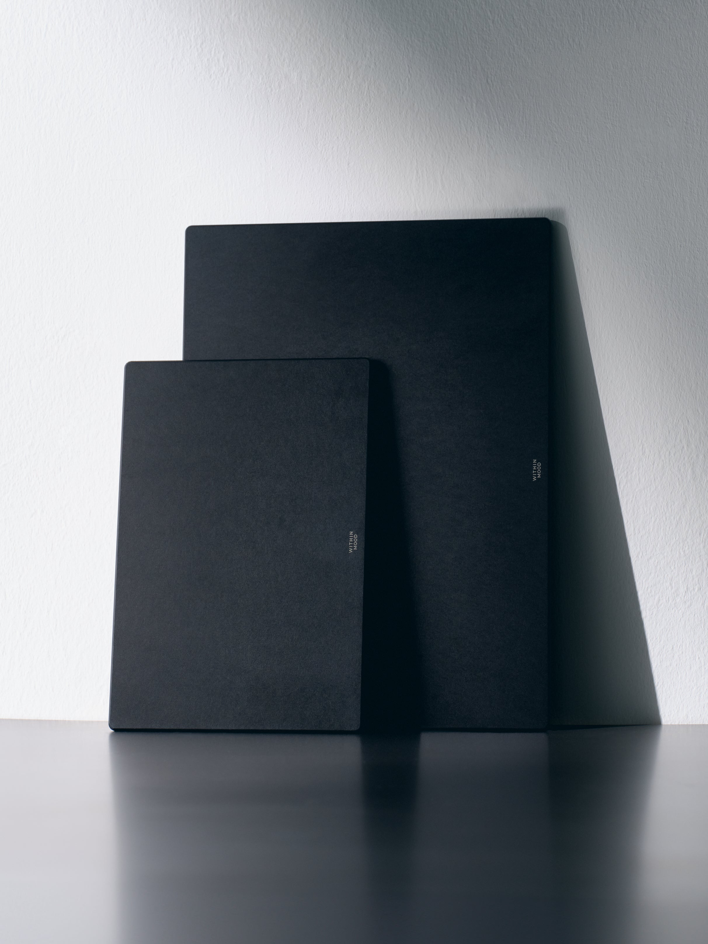 Cutting Board Set, small & large, black + Board Butter