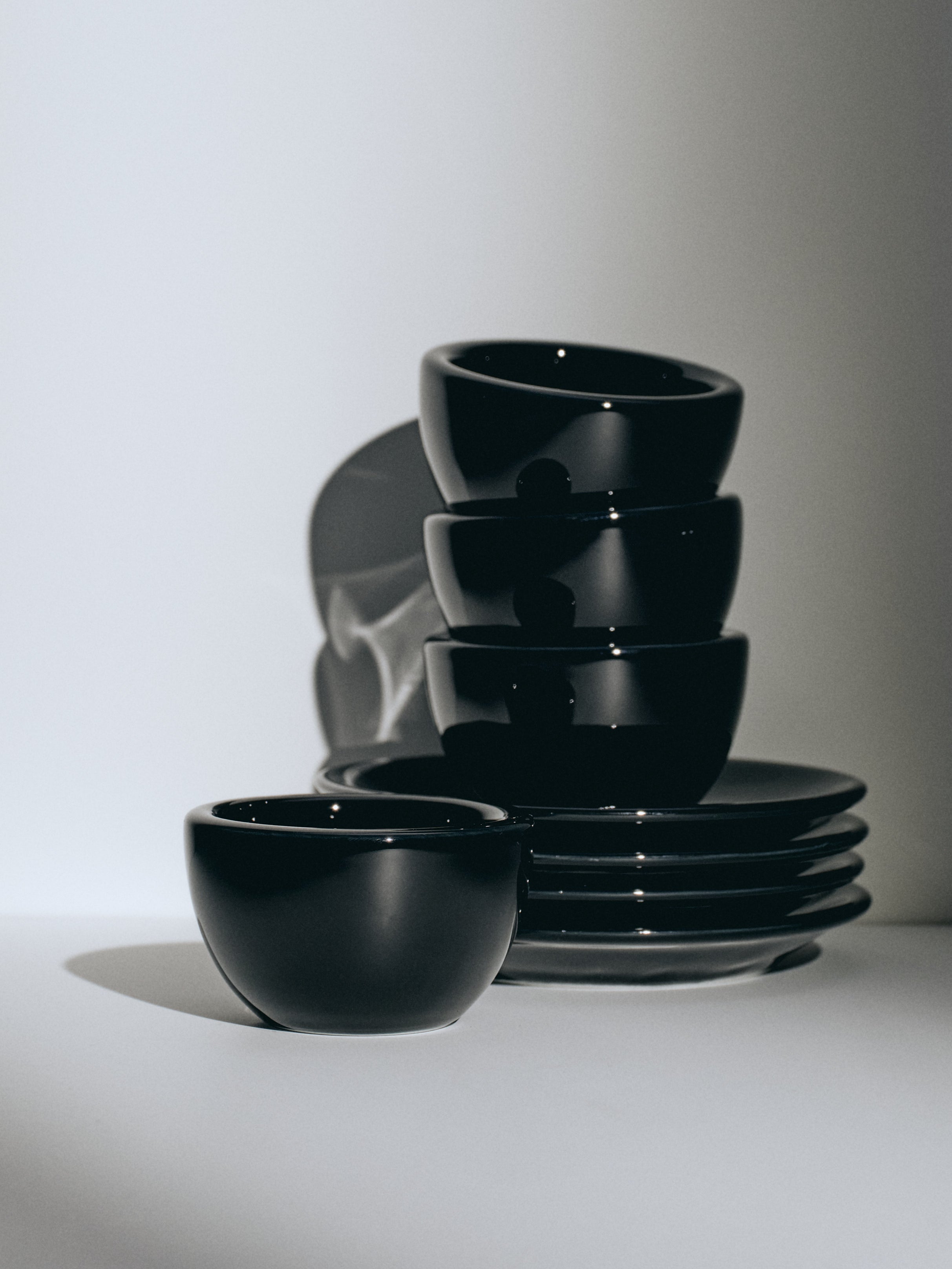 Espresso, black, set of 2