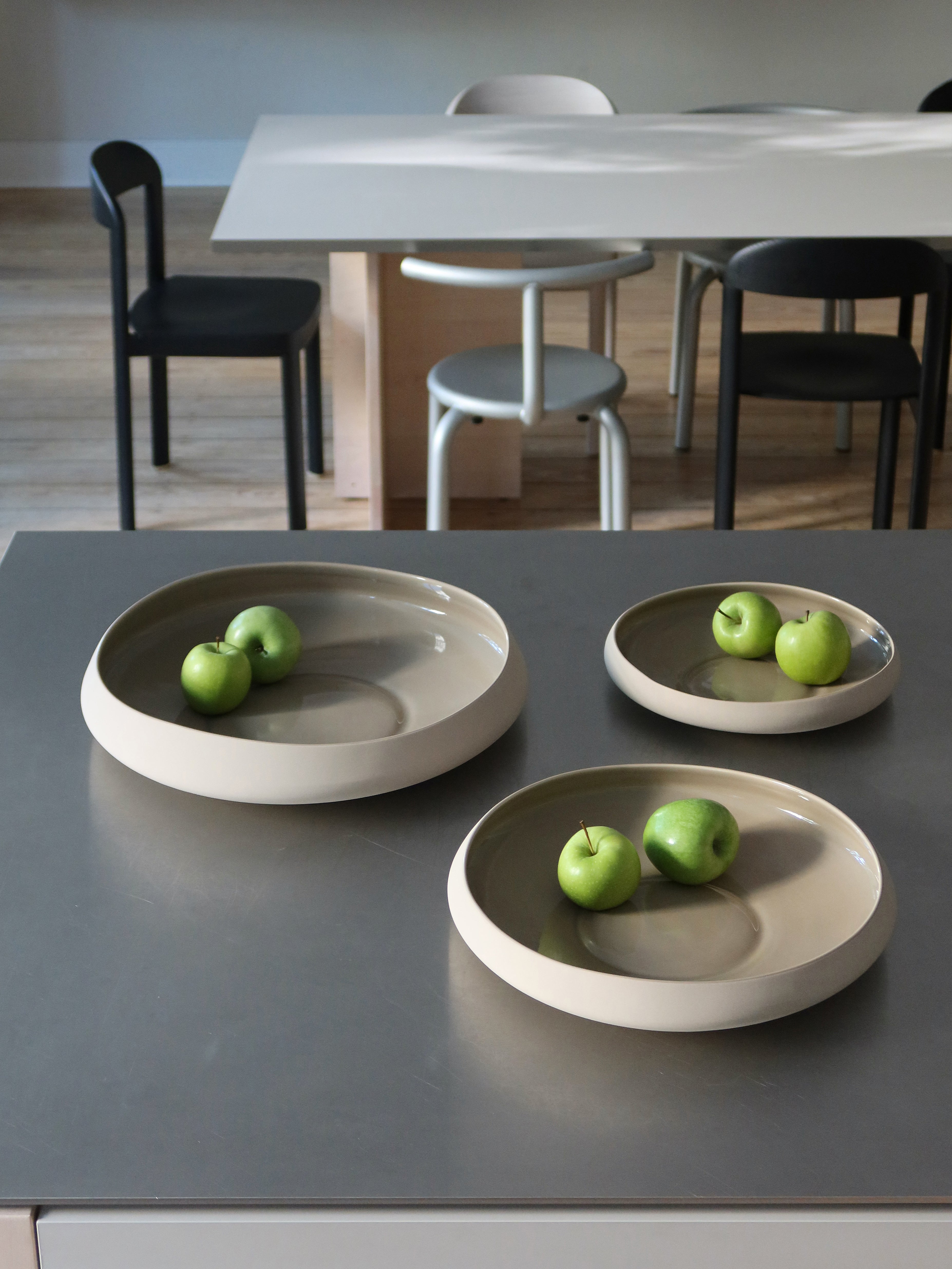 Centerpiece large, beige