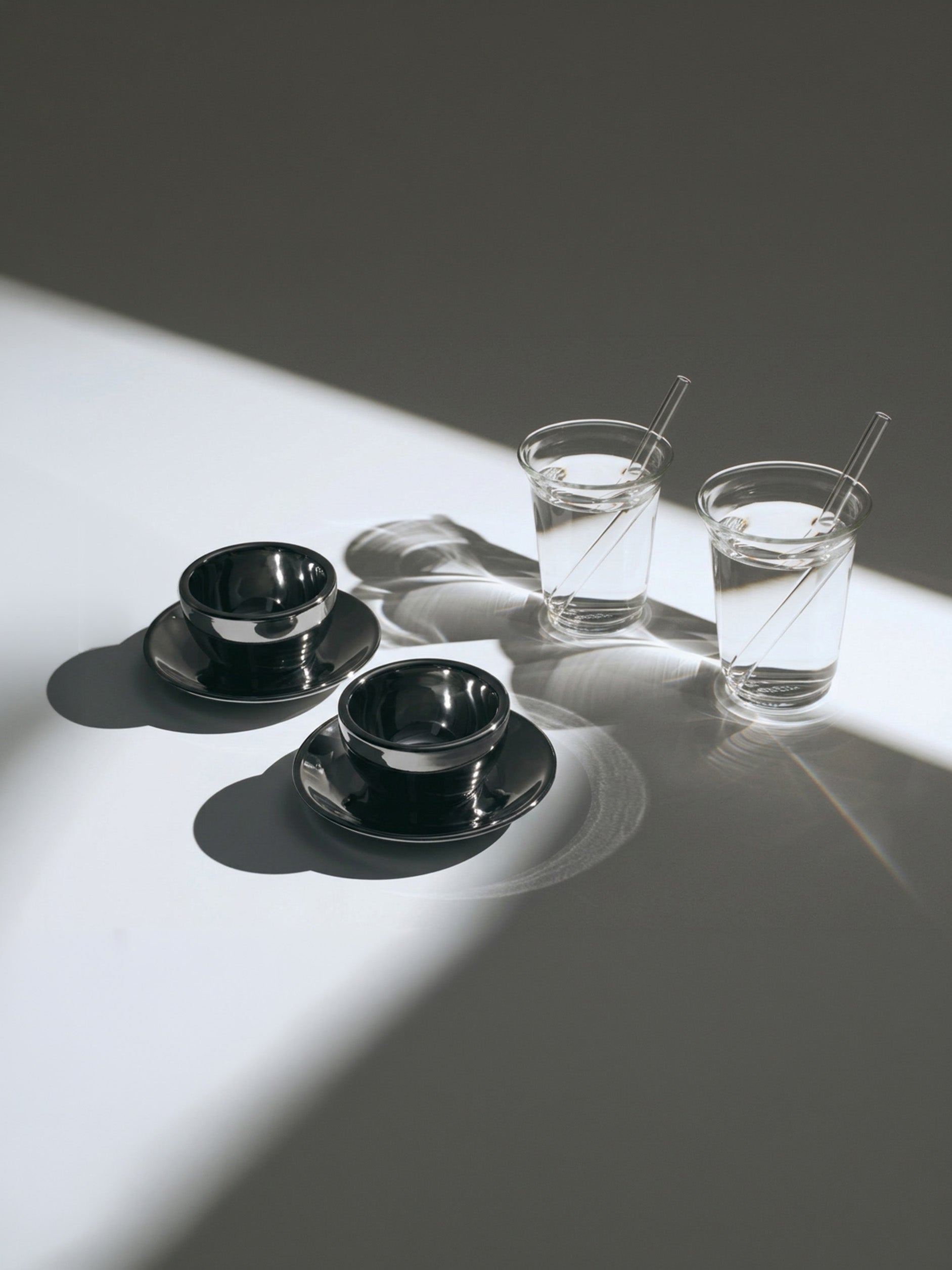 Mini Cold Cups, set of 2 + Espresso, chrome, set of 2