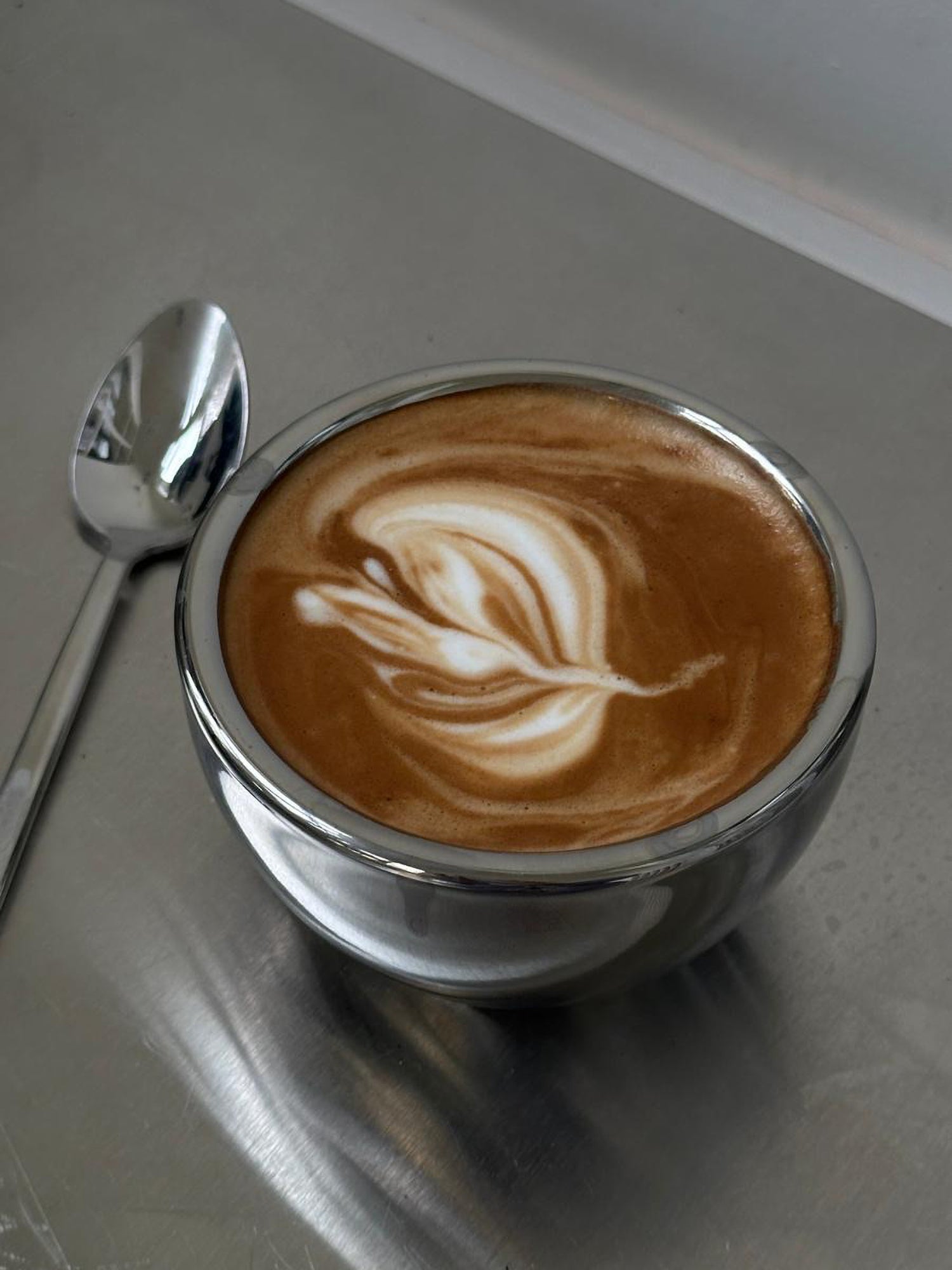 Cappuccino, chrome, set of 2