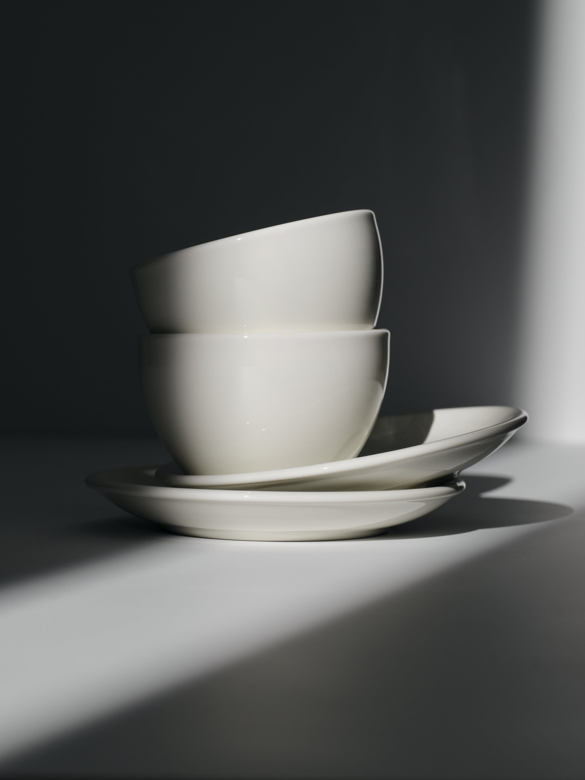 Mini Cold Cups, set of 2 + Cappuccino, creamwhite, set of 2