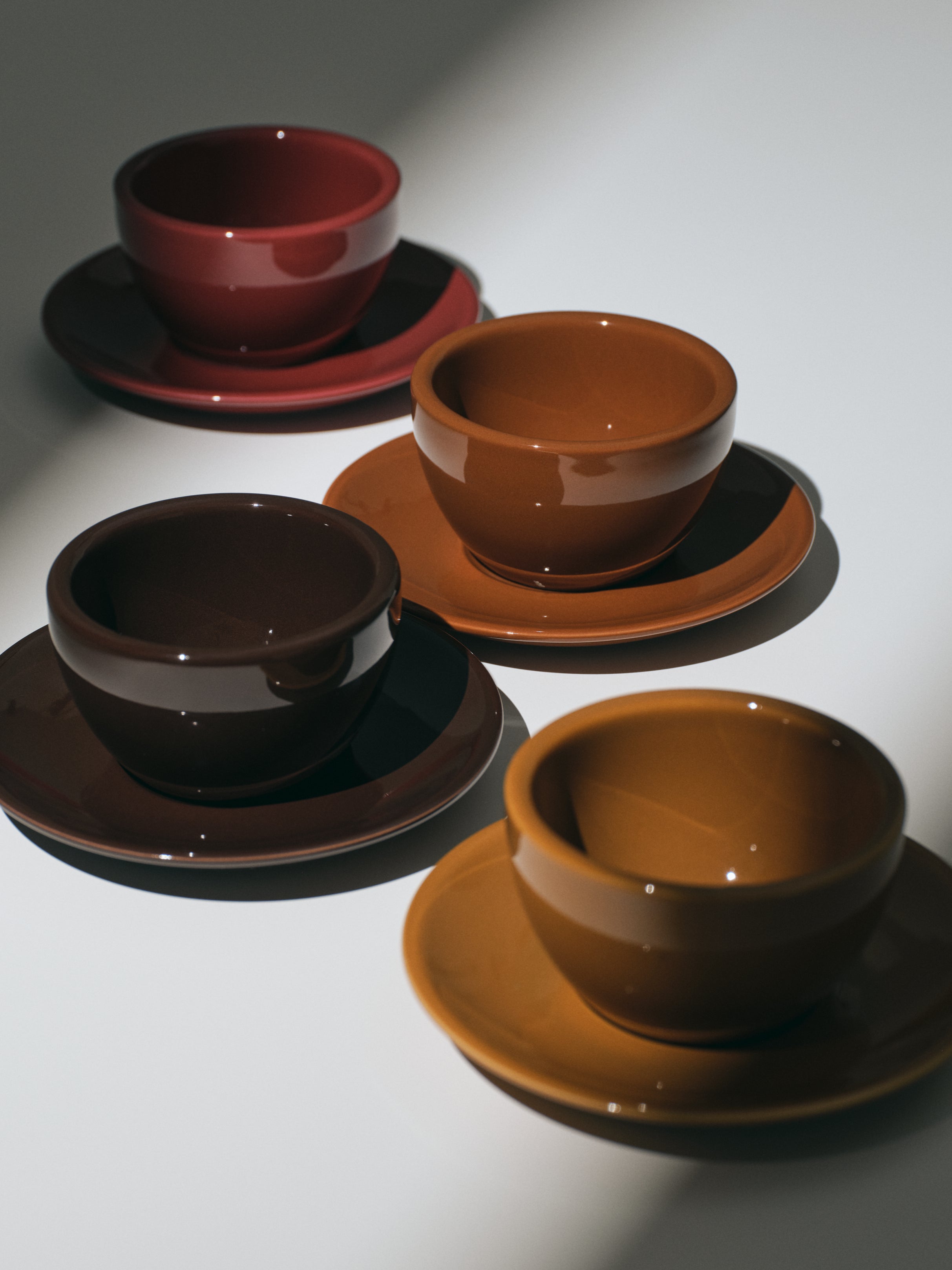 Cappuccino, mvb midcentury ed., set of 4