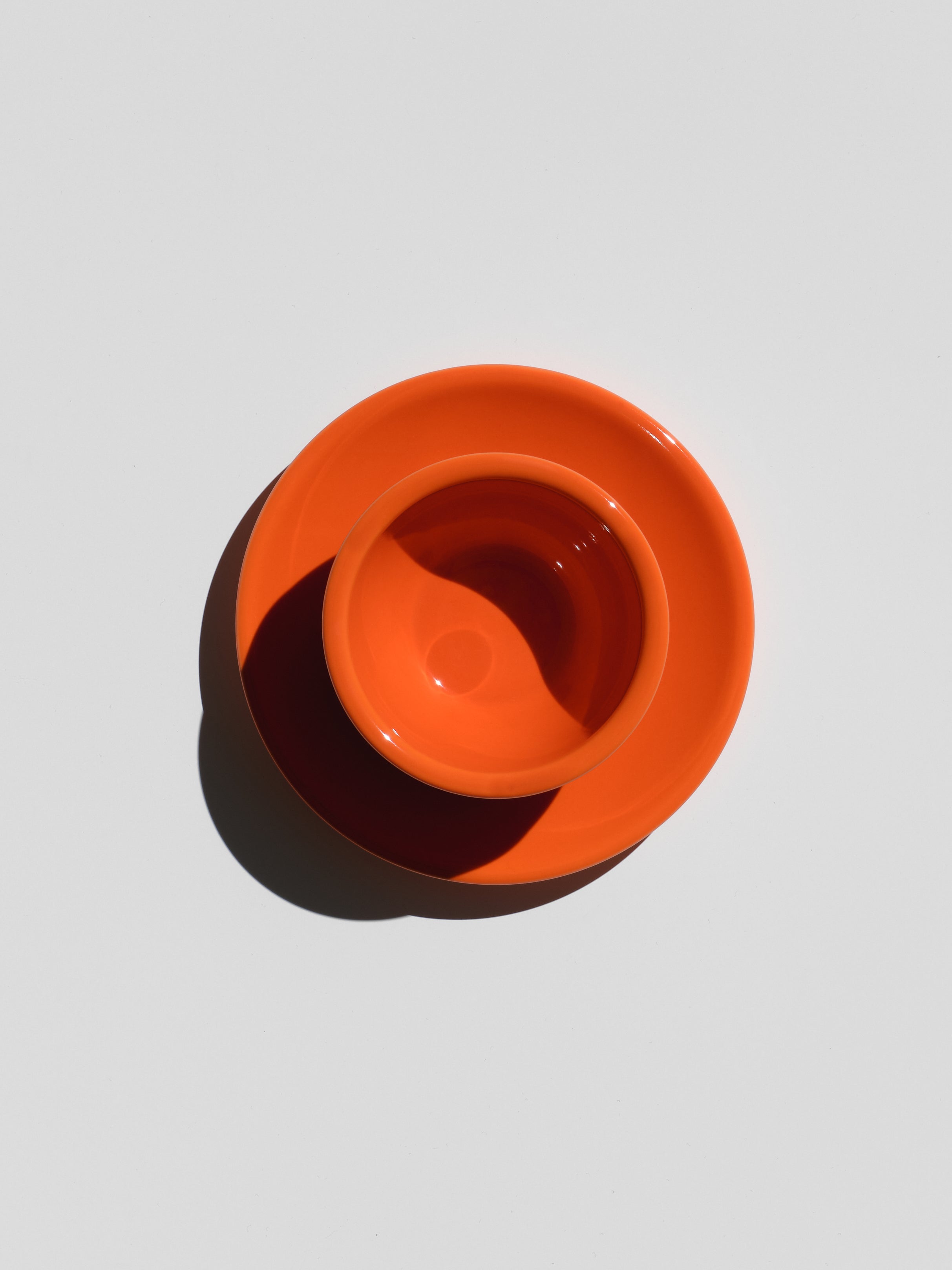 Cappuccino, orange, set of 2