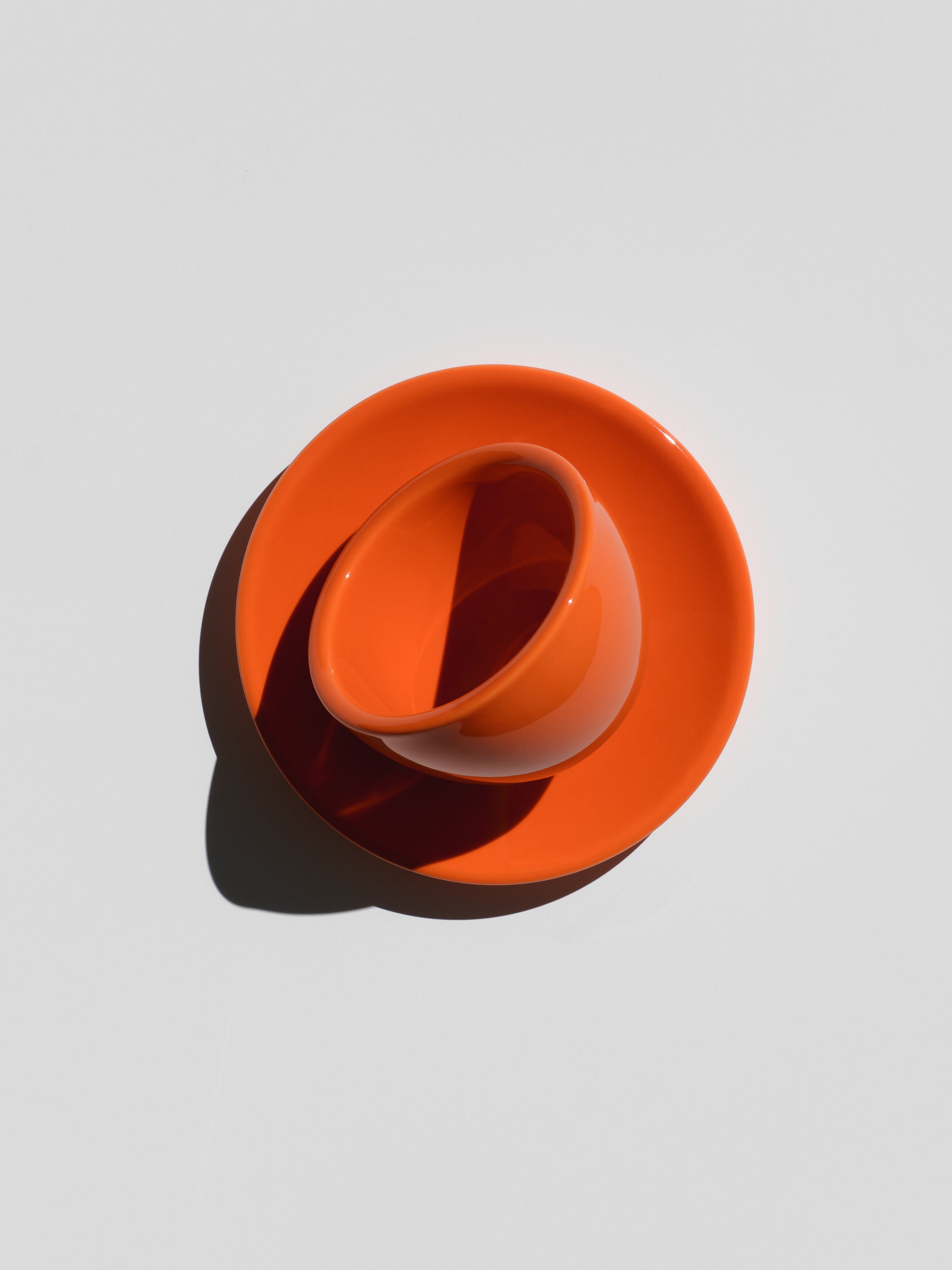 Cappuccino, orange, set of 2