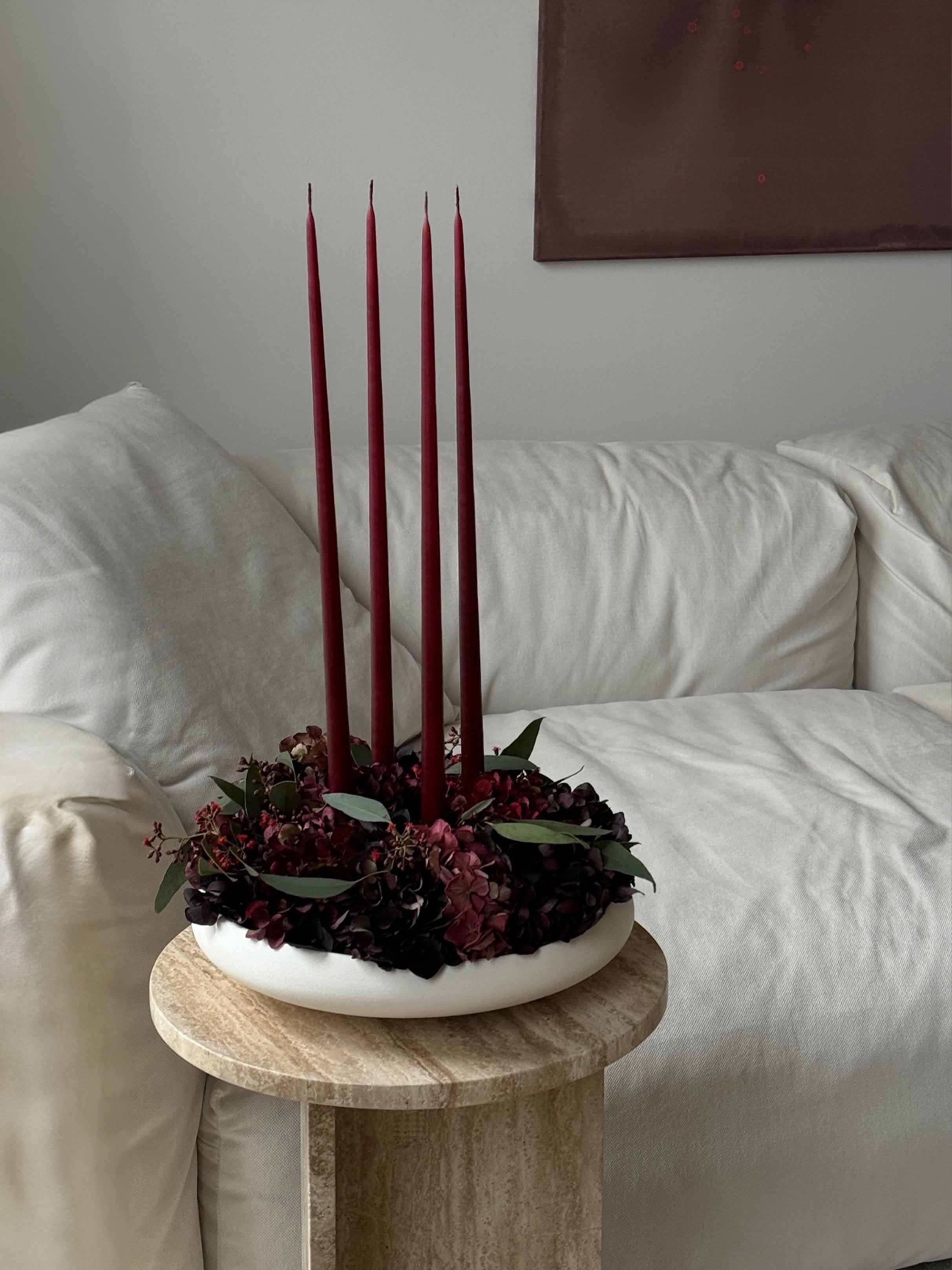 Centerpiece small, offwhite