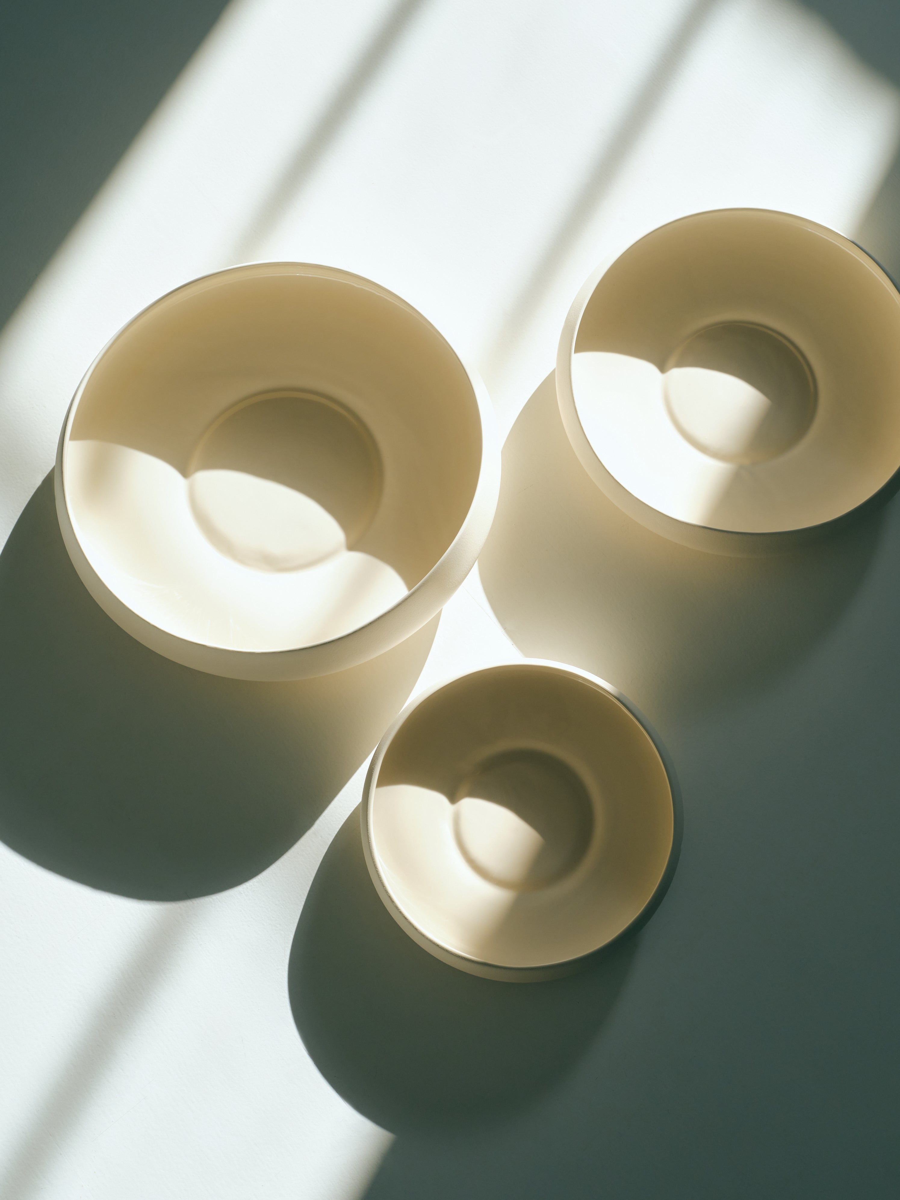 Centerpiece large, offwhite