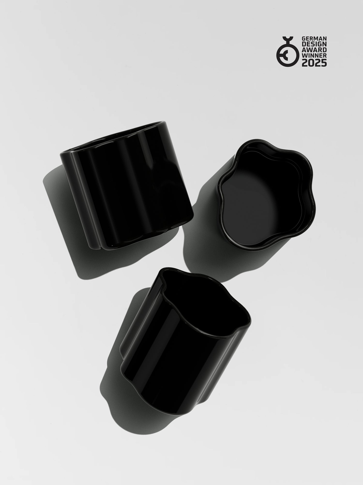 Cloud Jar small, black, set of 3