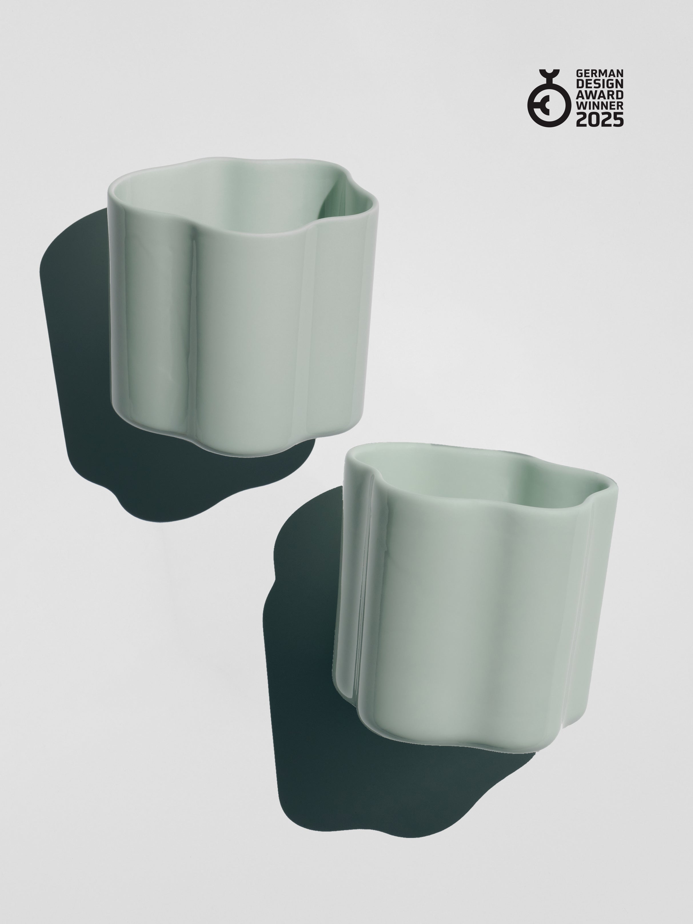 Cloud Jar medium, mint, set of 2