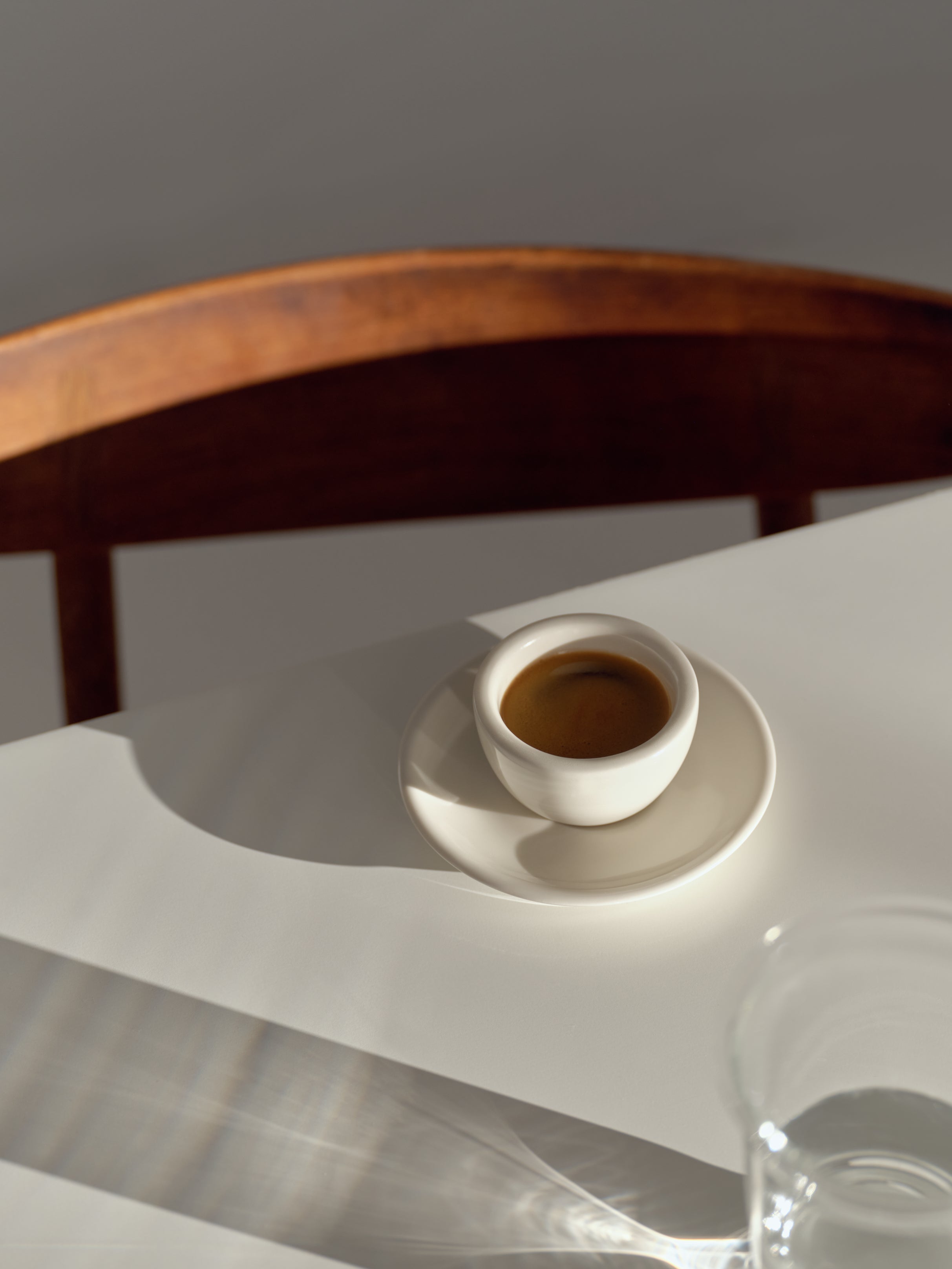Espresso, creamwhite, set of 2