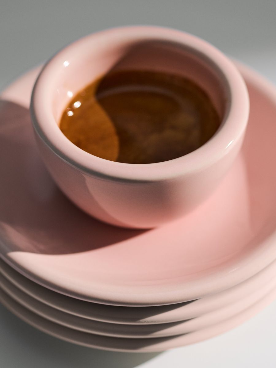 Mini Cold Cups, set of 2 + Espresso, milky pink, set of 2