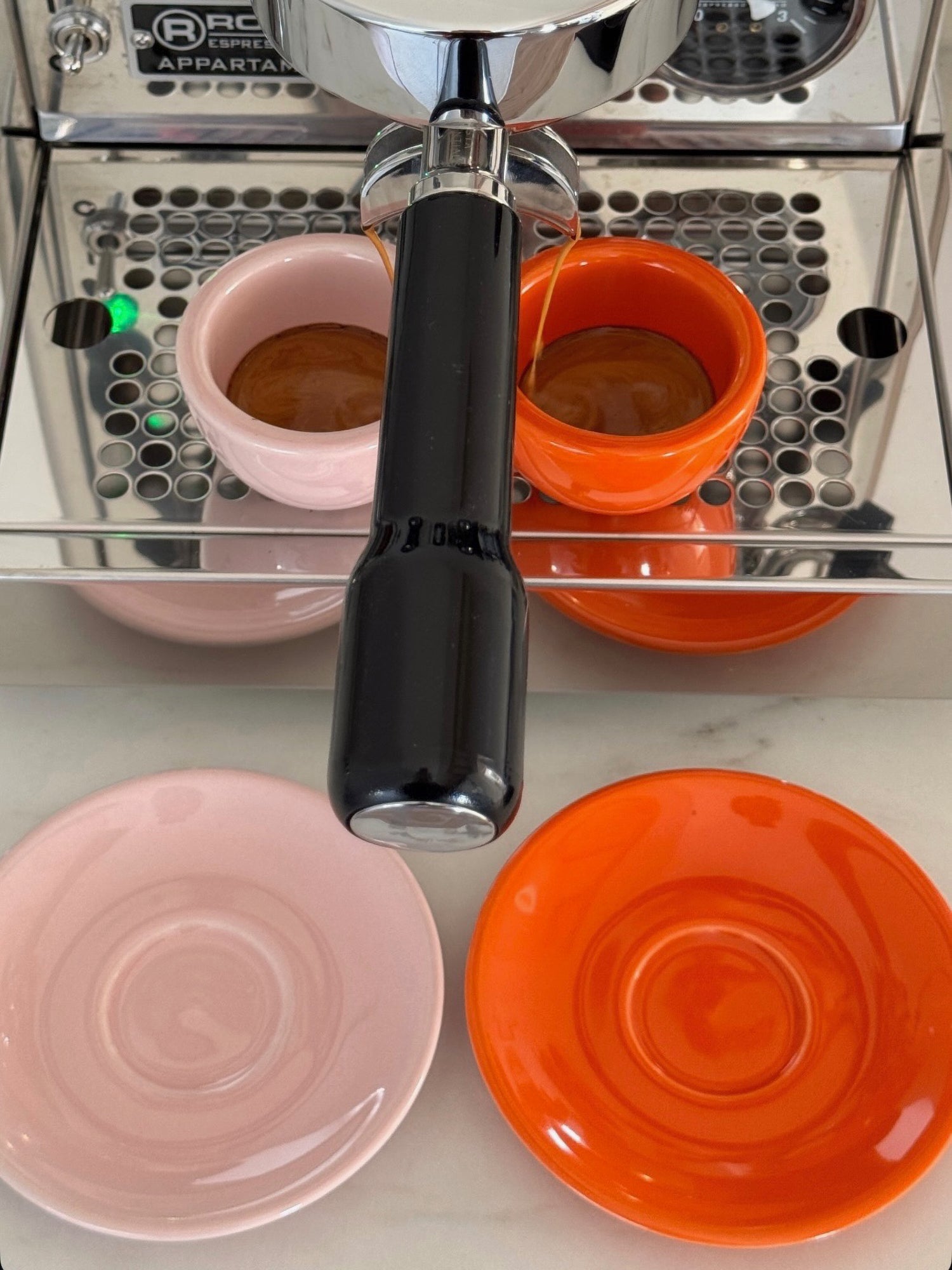 Espresso, milky pink, set of 2