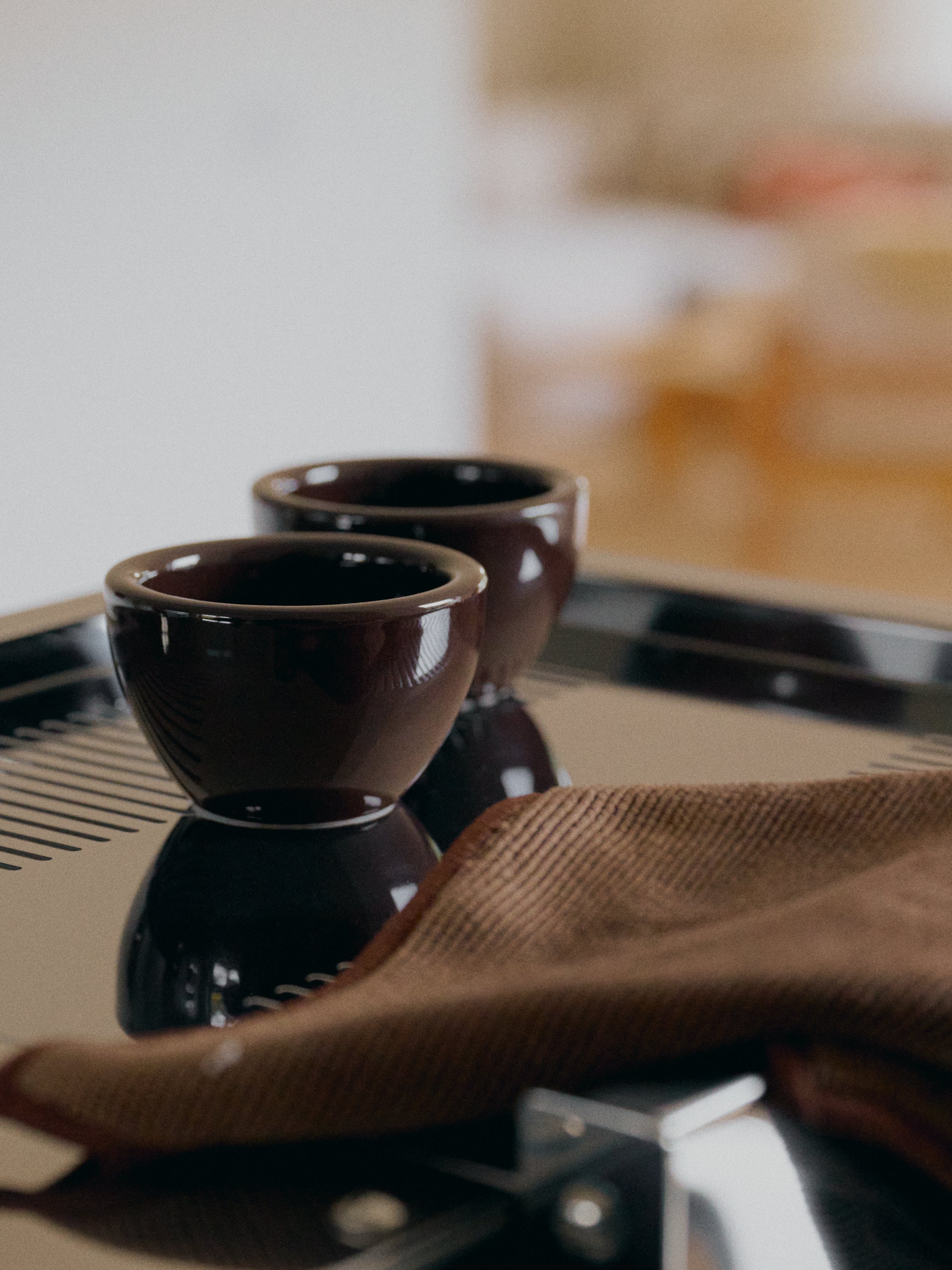 Espresso, raw cacao, set of 2