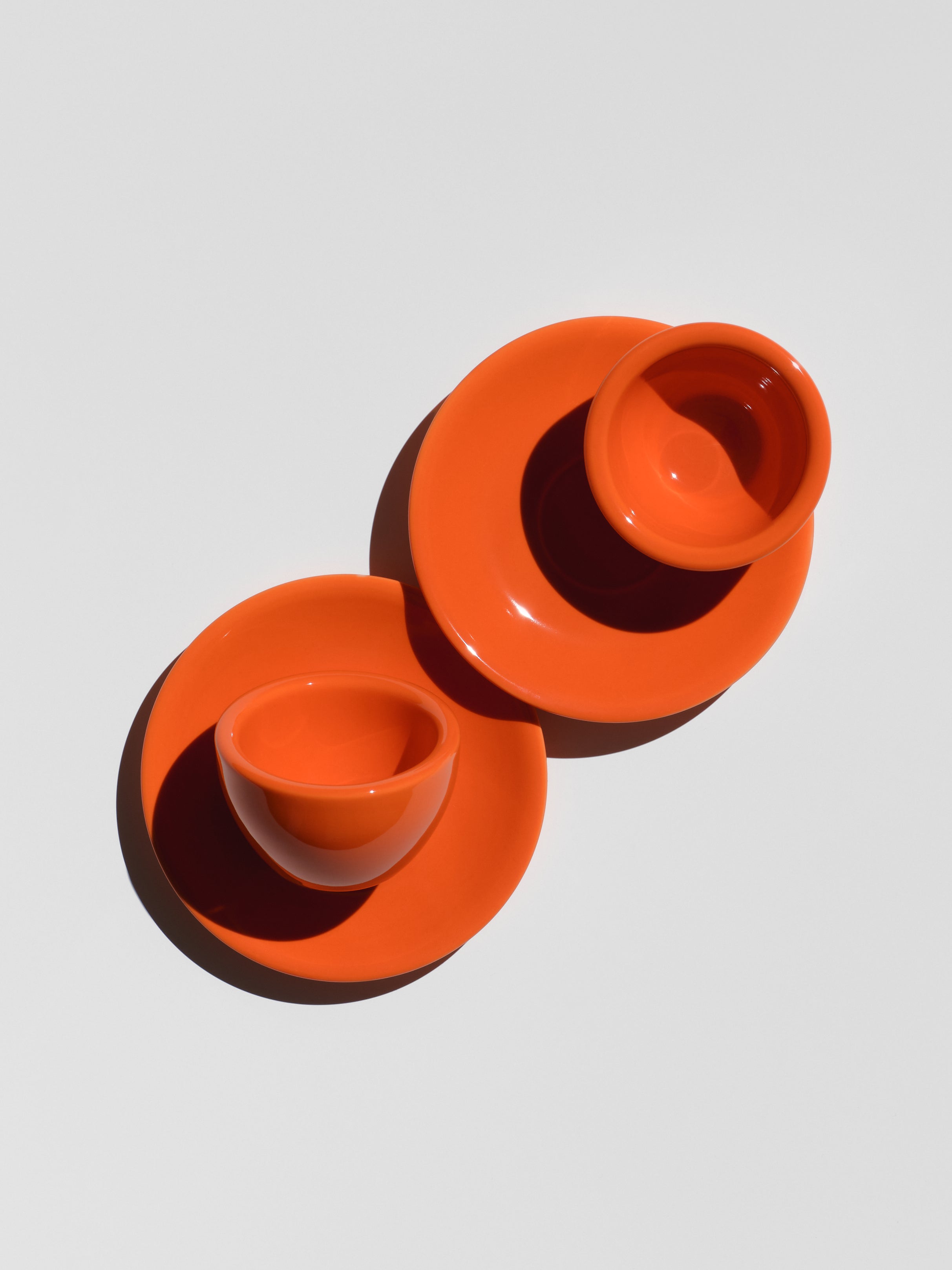 Espresso, orange, set of 2