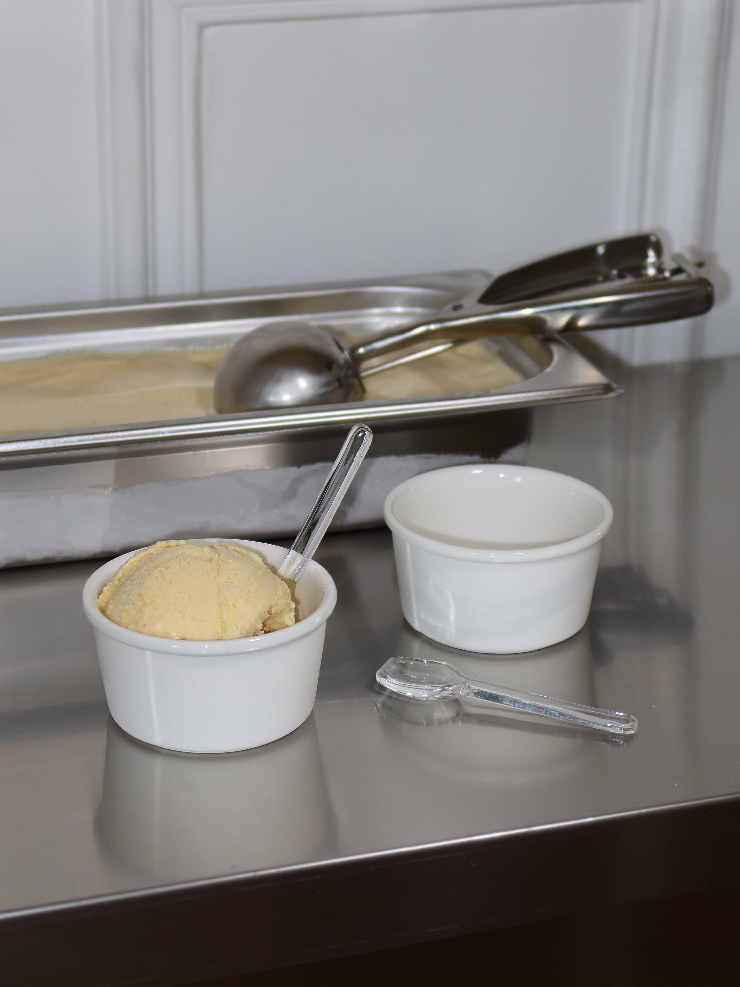 Gelato Cups & Spoons, 2x set of 2