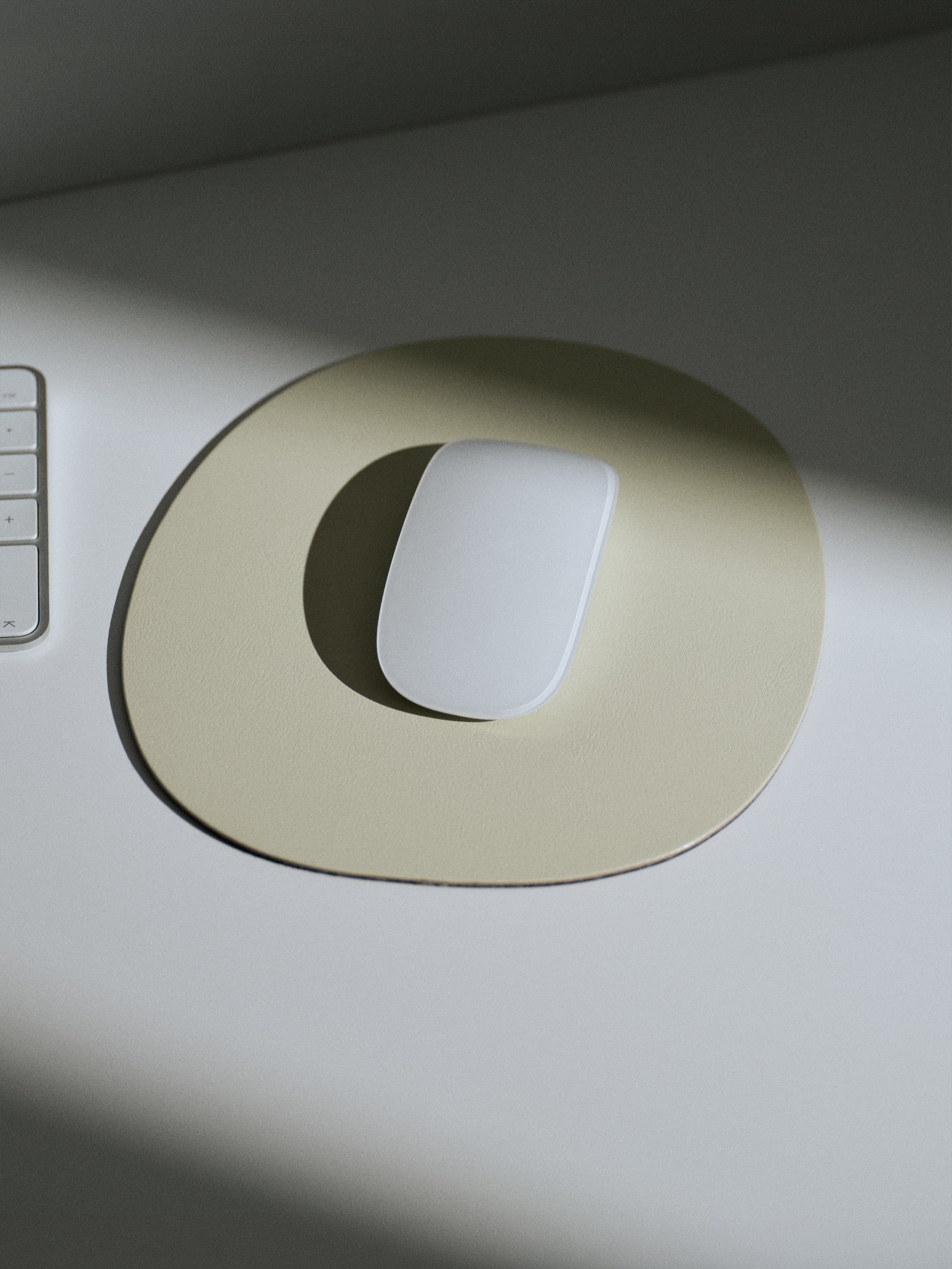 Mousepad, cream green