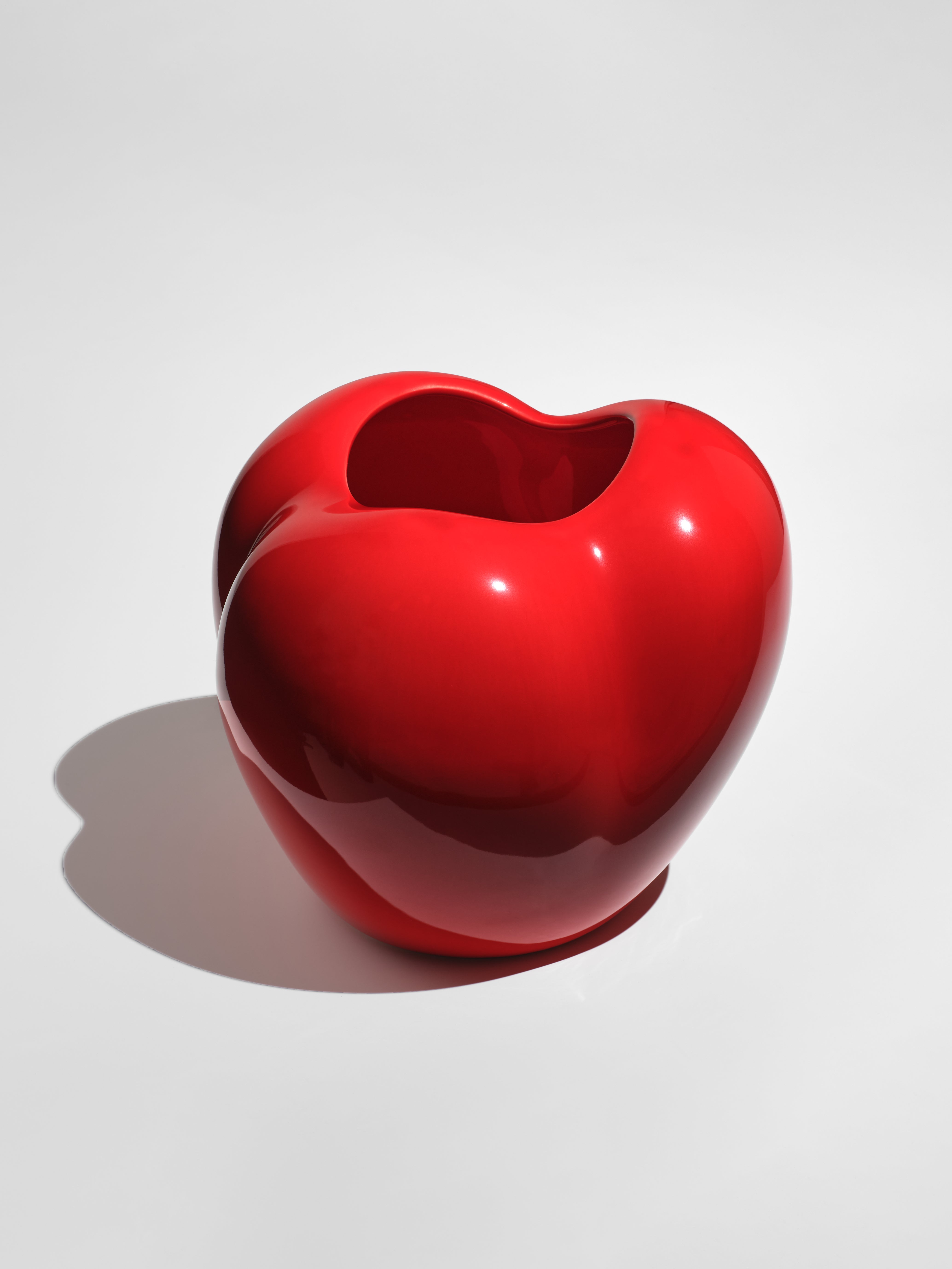 Poppy Vase, hot chili