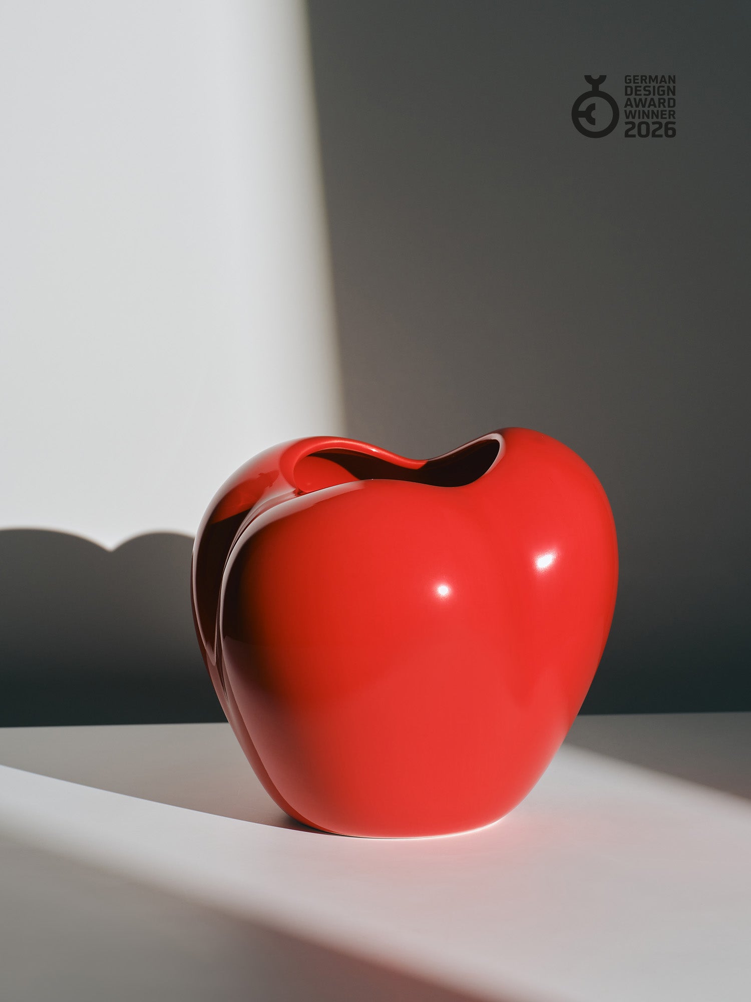 Poppy Vase Bundle, large + mini, hot chili