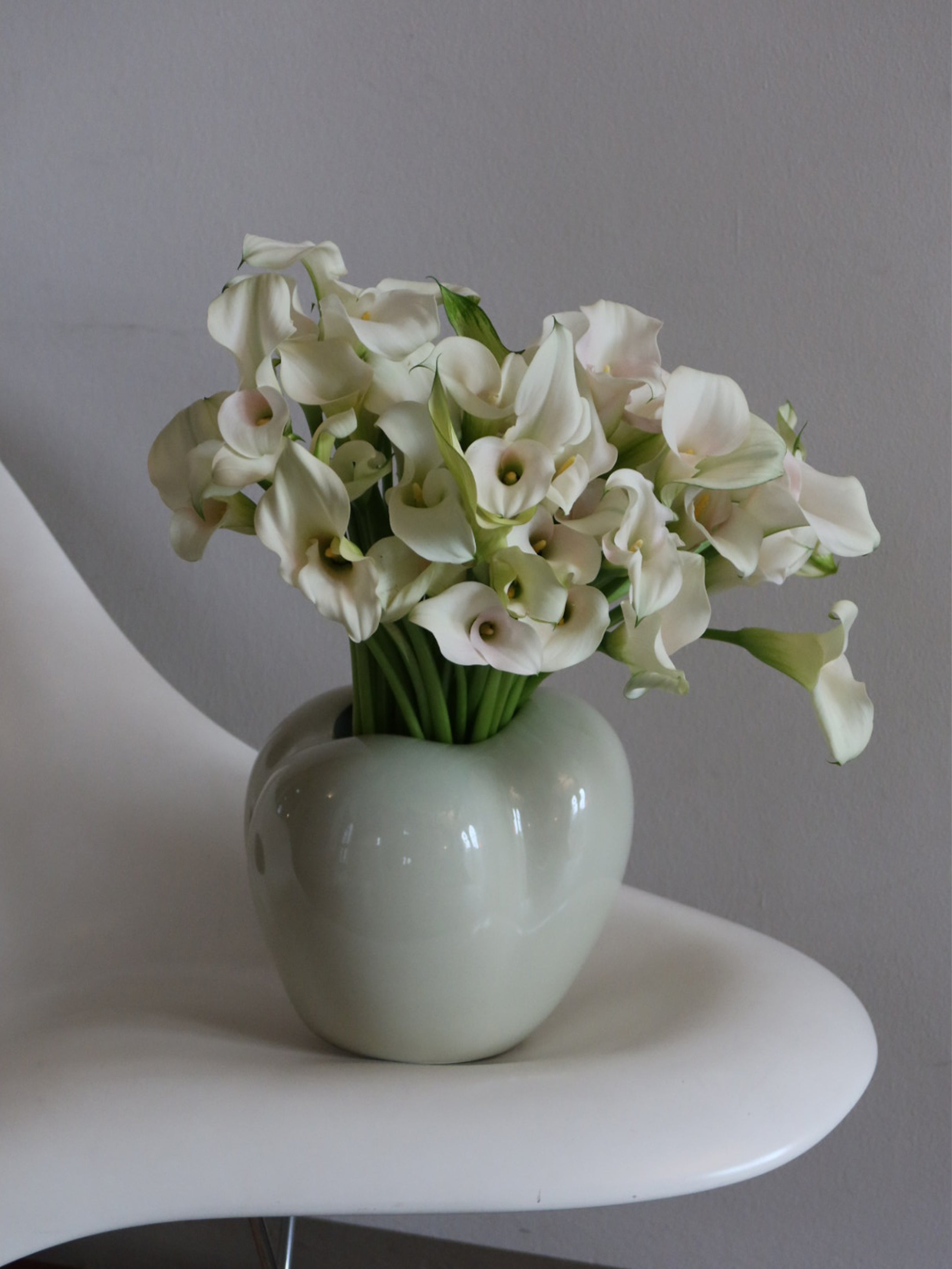 Poppy Vase, moon dust