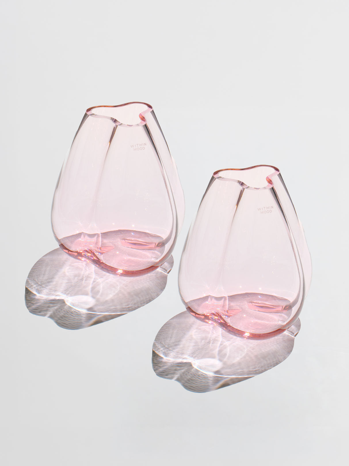 Mini Tulip Vase, pink, set of 2