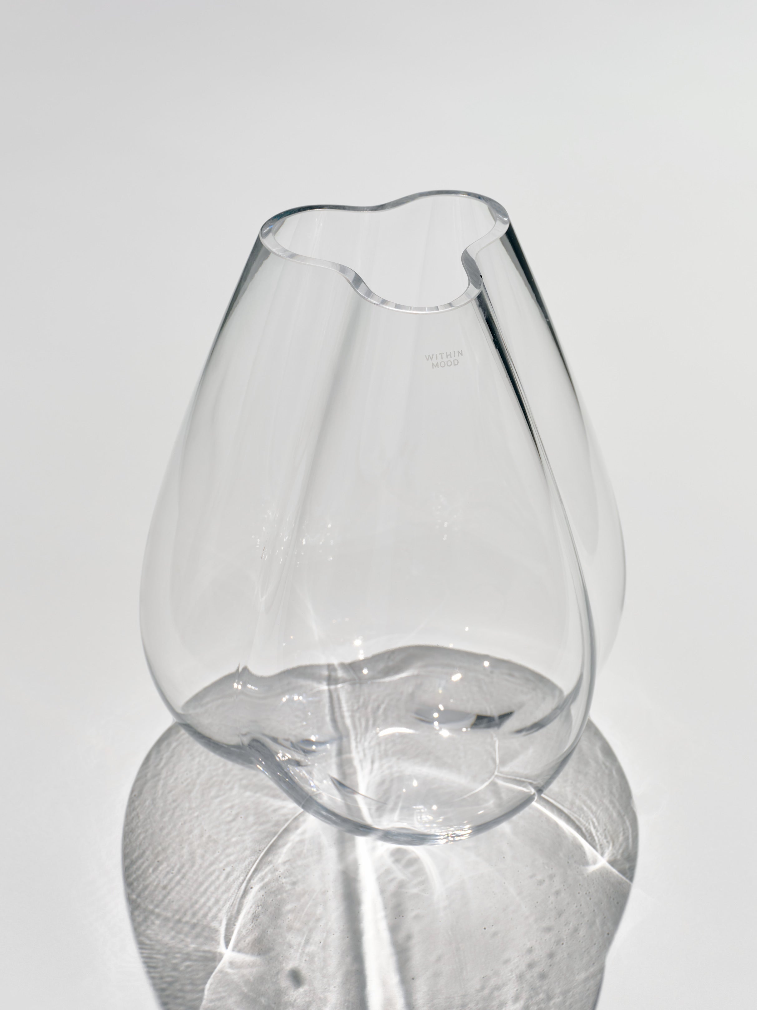 Tulip Vase Bundle, large + mini, clear