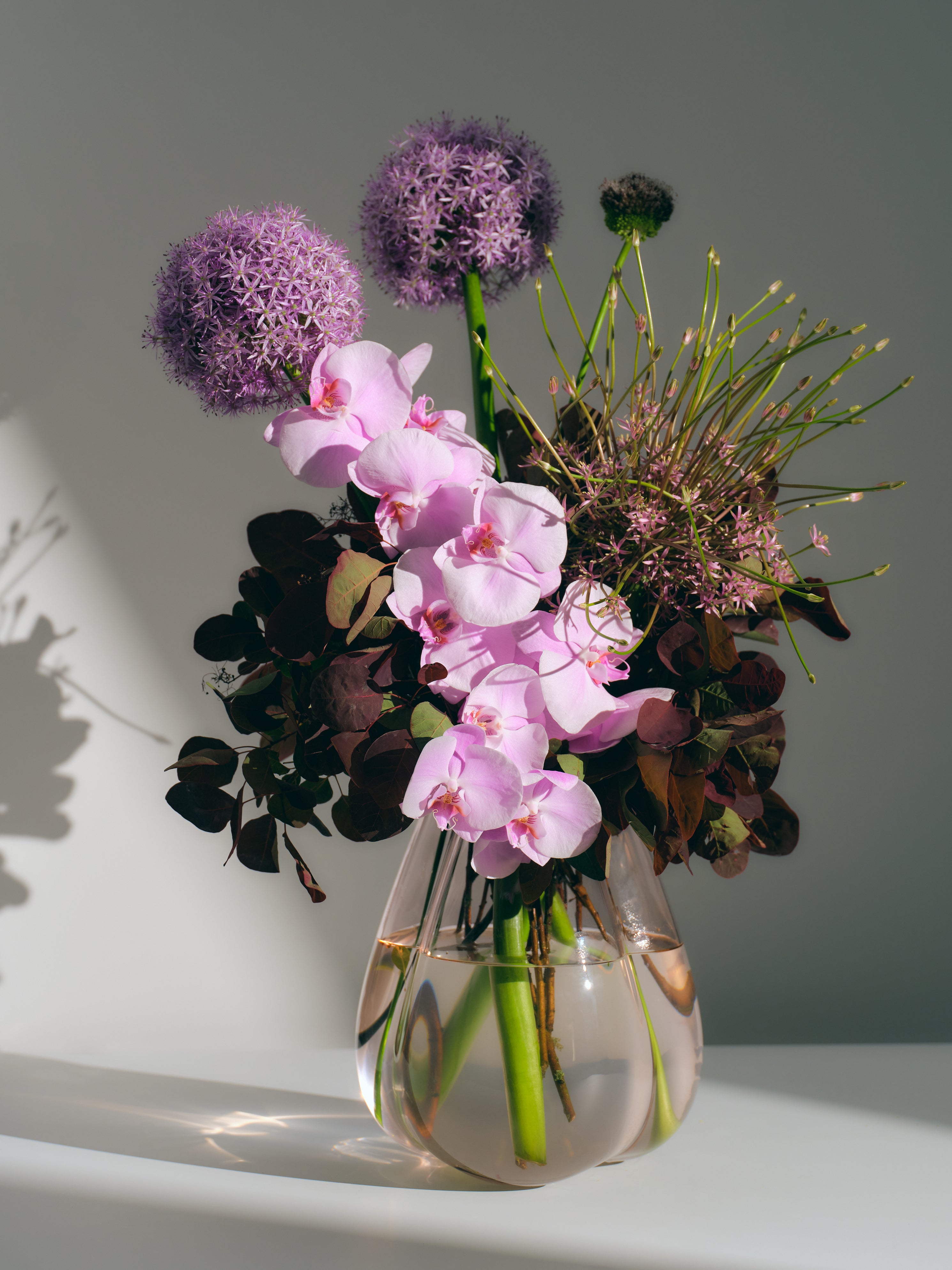 Tulip Vase Bundle, large + mini, pink