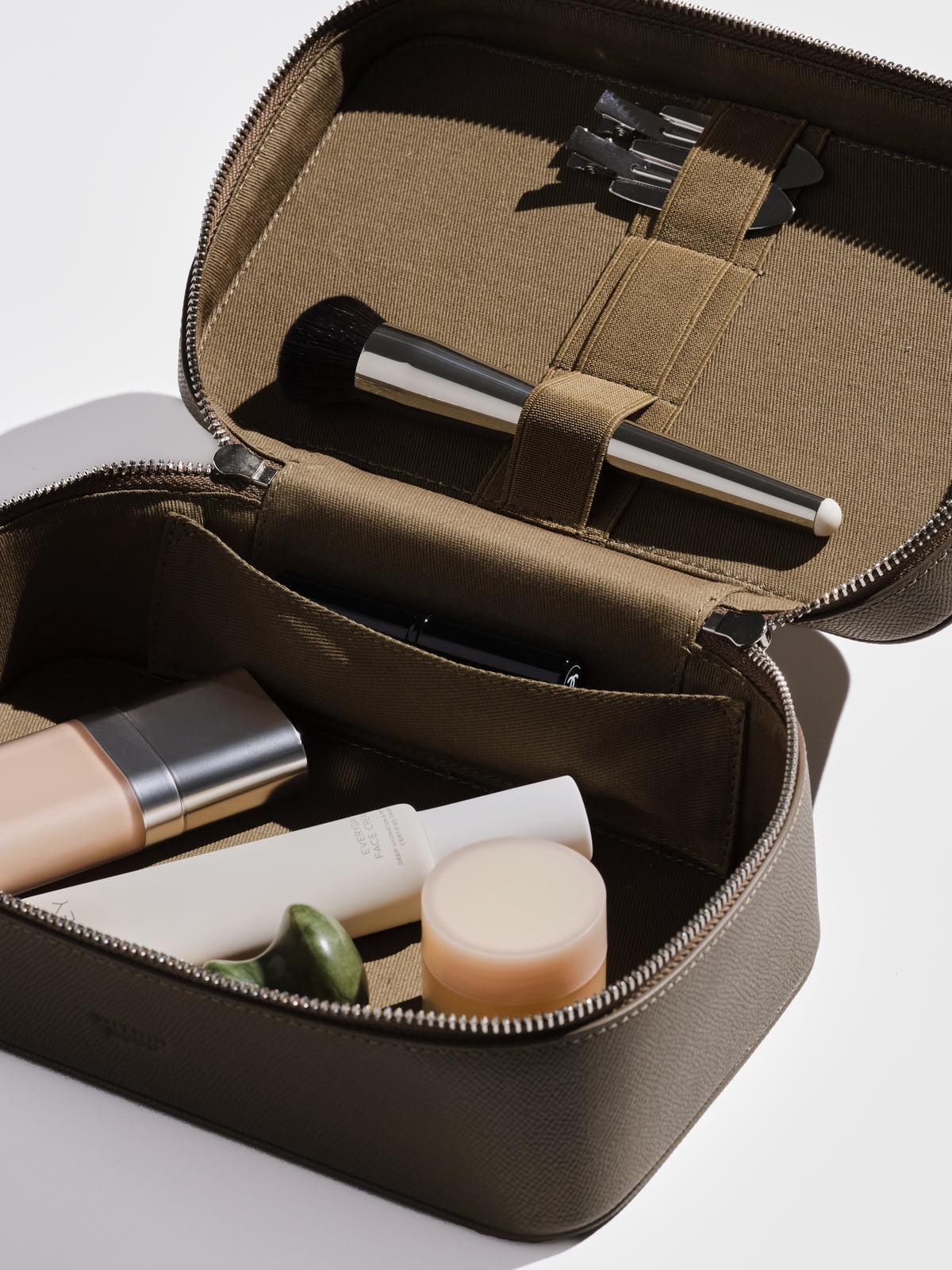 Vanity Case Set, truffle, two sizes