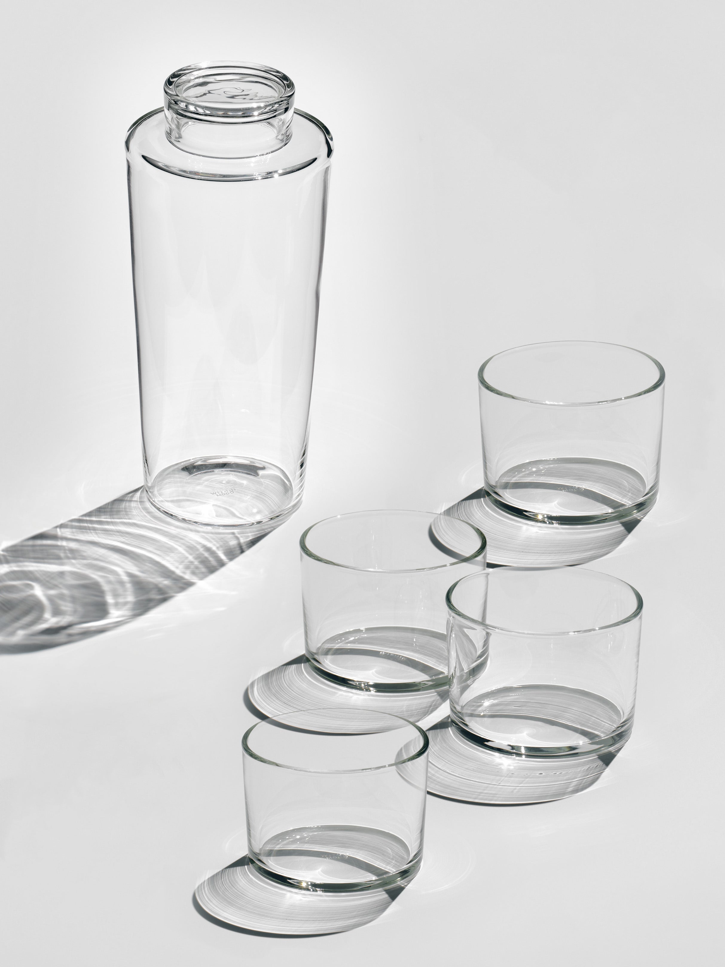 Carafe + Glass low, set of 4