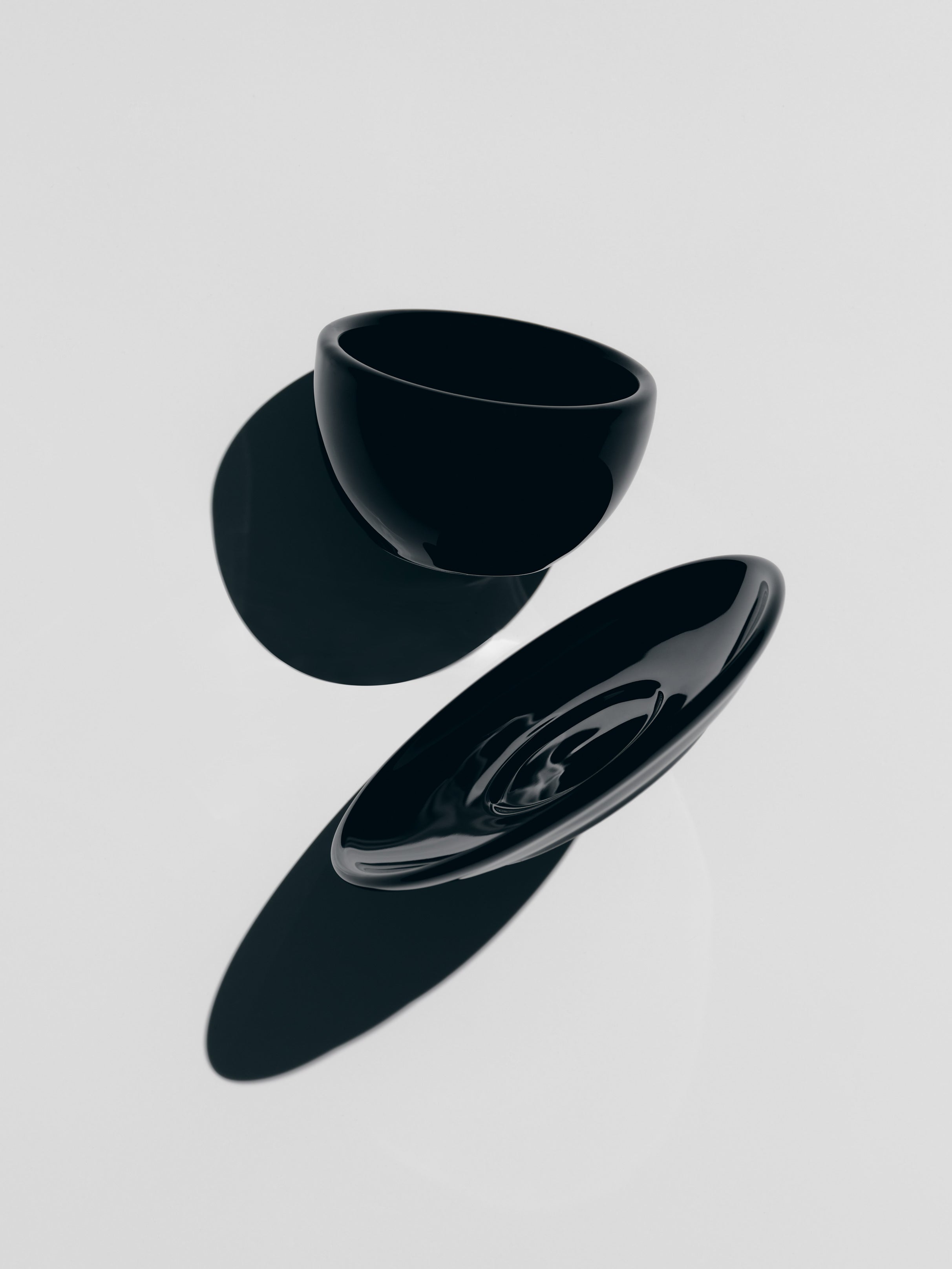 Cappuccino, black, set of 2