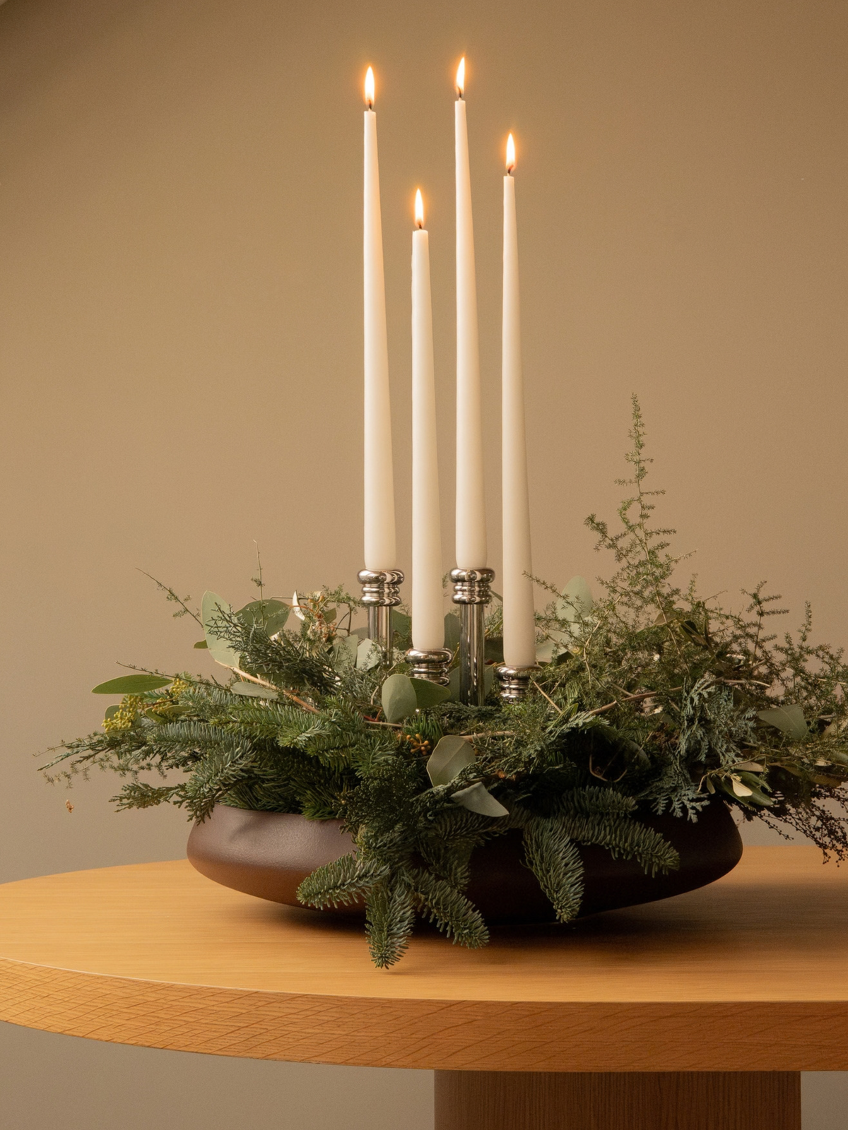 Centerpiece medium, darkbrown