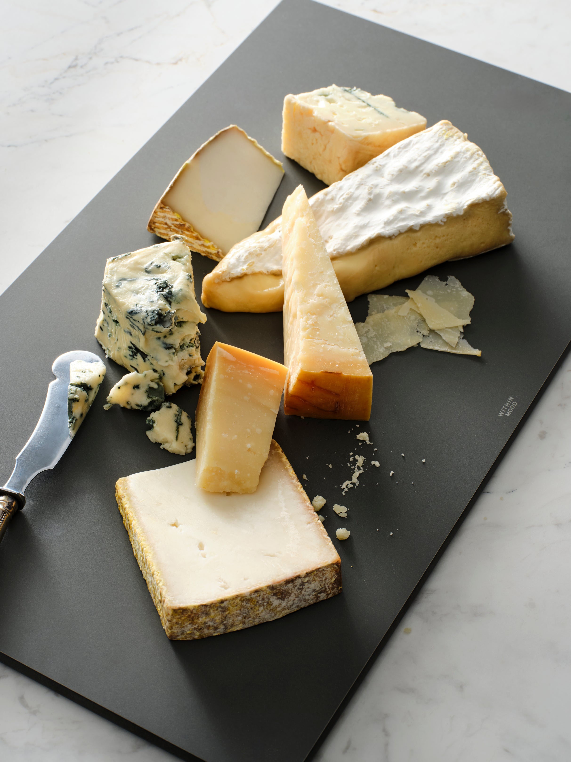 Cutting Board Set, all 3 Sizes, grey + Board Butter