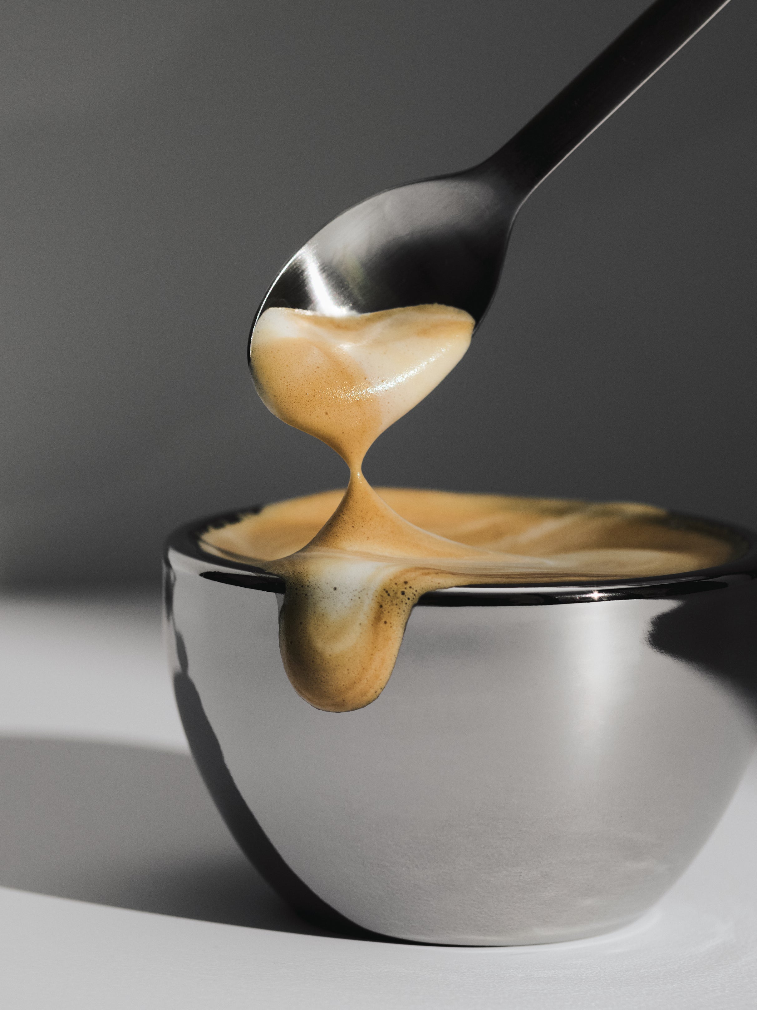 Cappuccino, chrome, set of 2