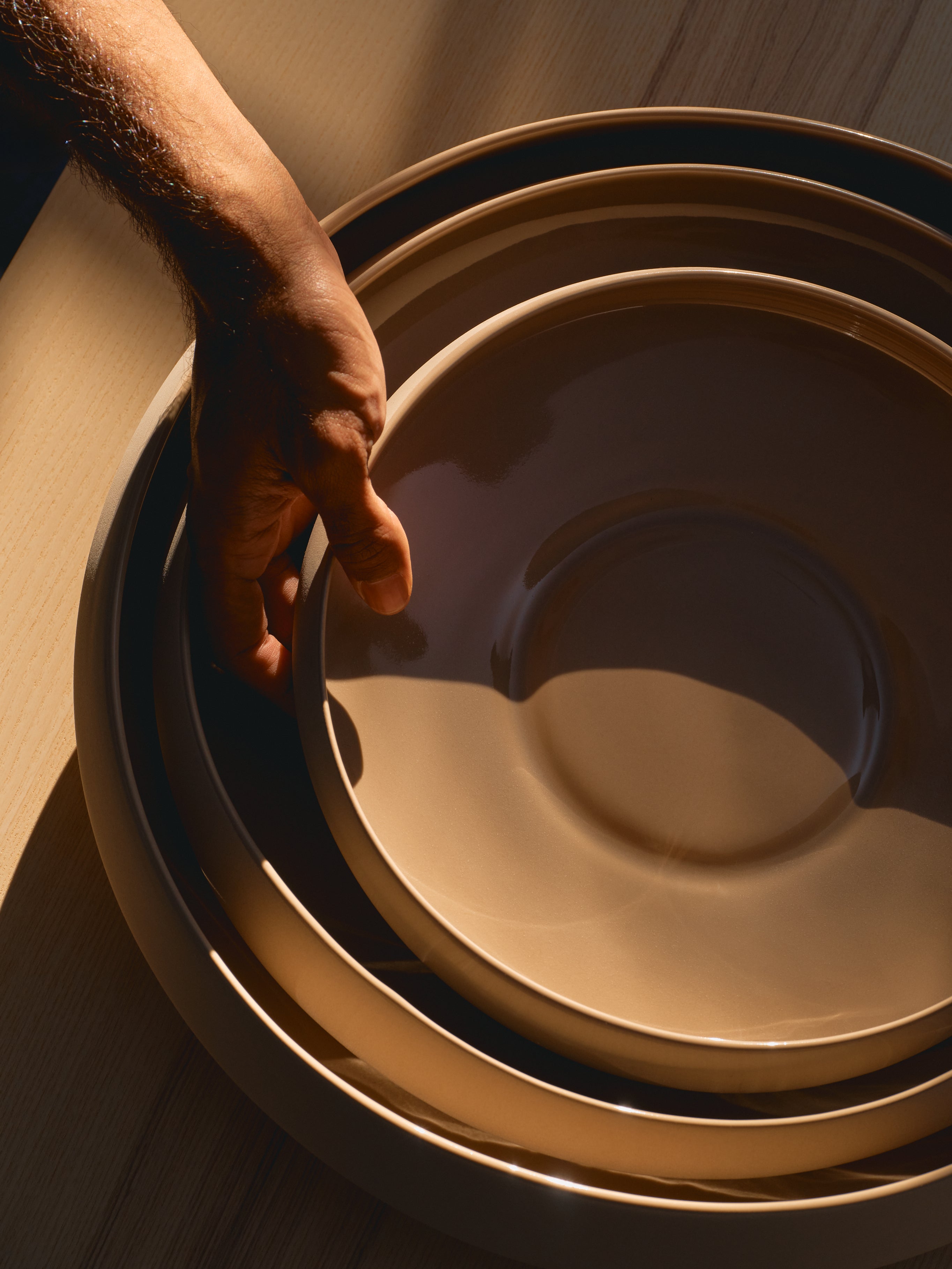 Centerpiece Set (All 3 sizes), small + medium + large, beige