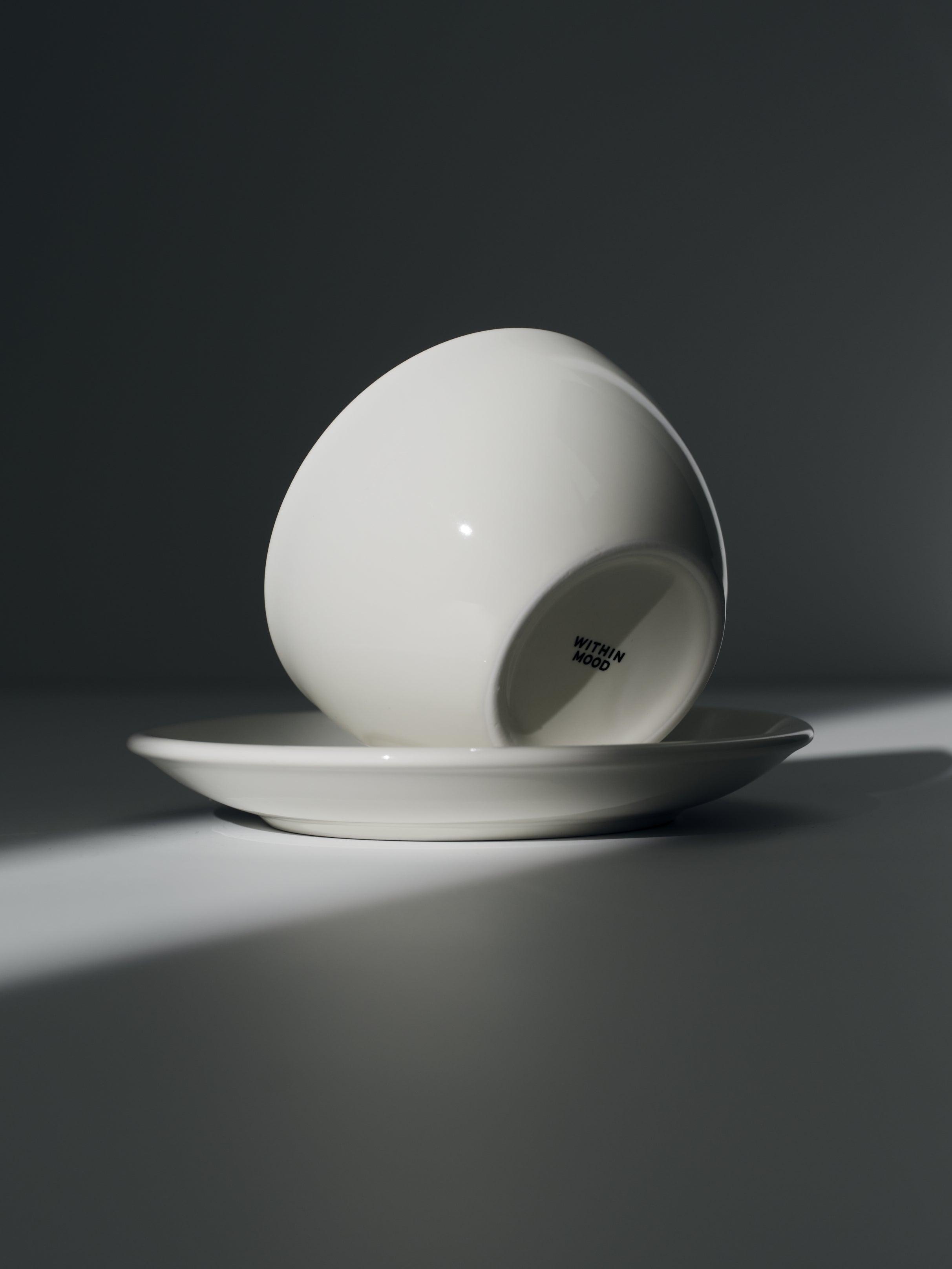 Cappuccino, creamwhite, set of 2