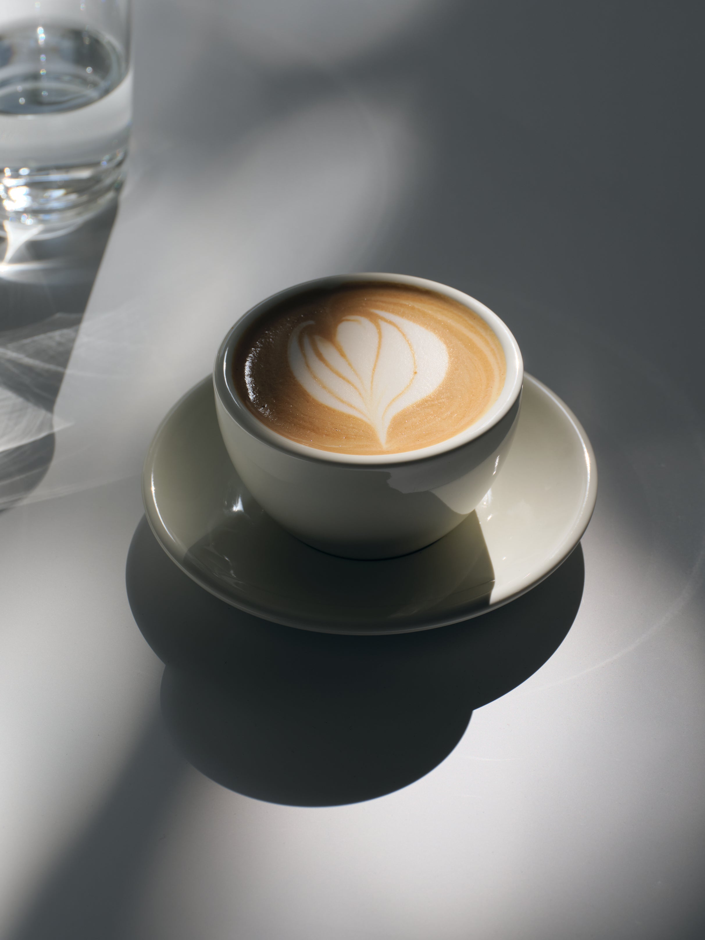 Cappuccino, creamwhite, set of 2