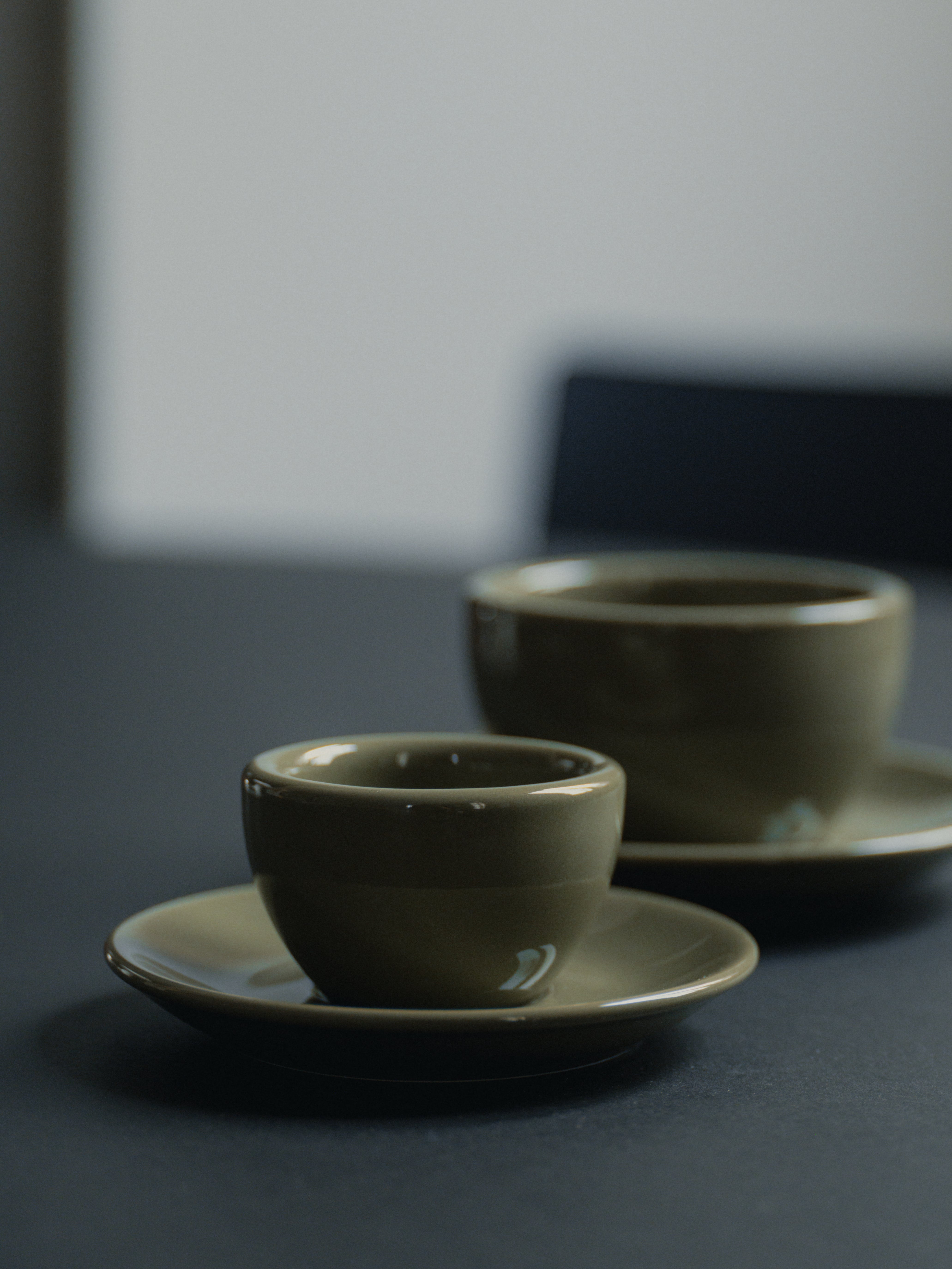 Espresso, forestis green, set of 4