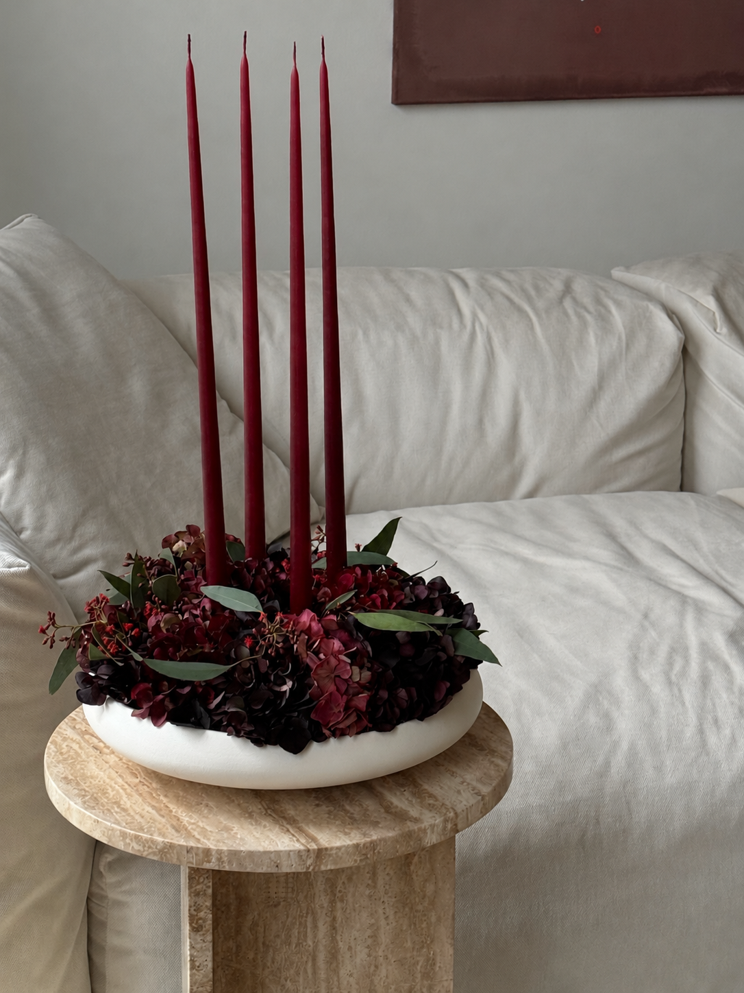 Centerpiece small, offwhite